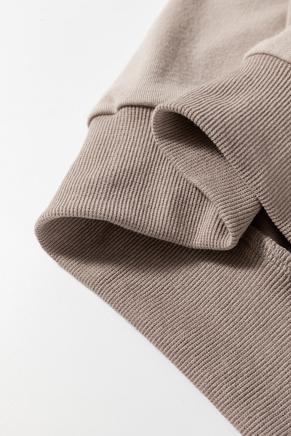 Goat Half Lantern Sleeve Solid Colour Pullover Top eAura