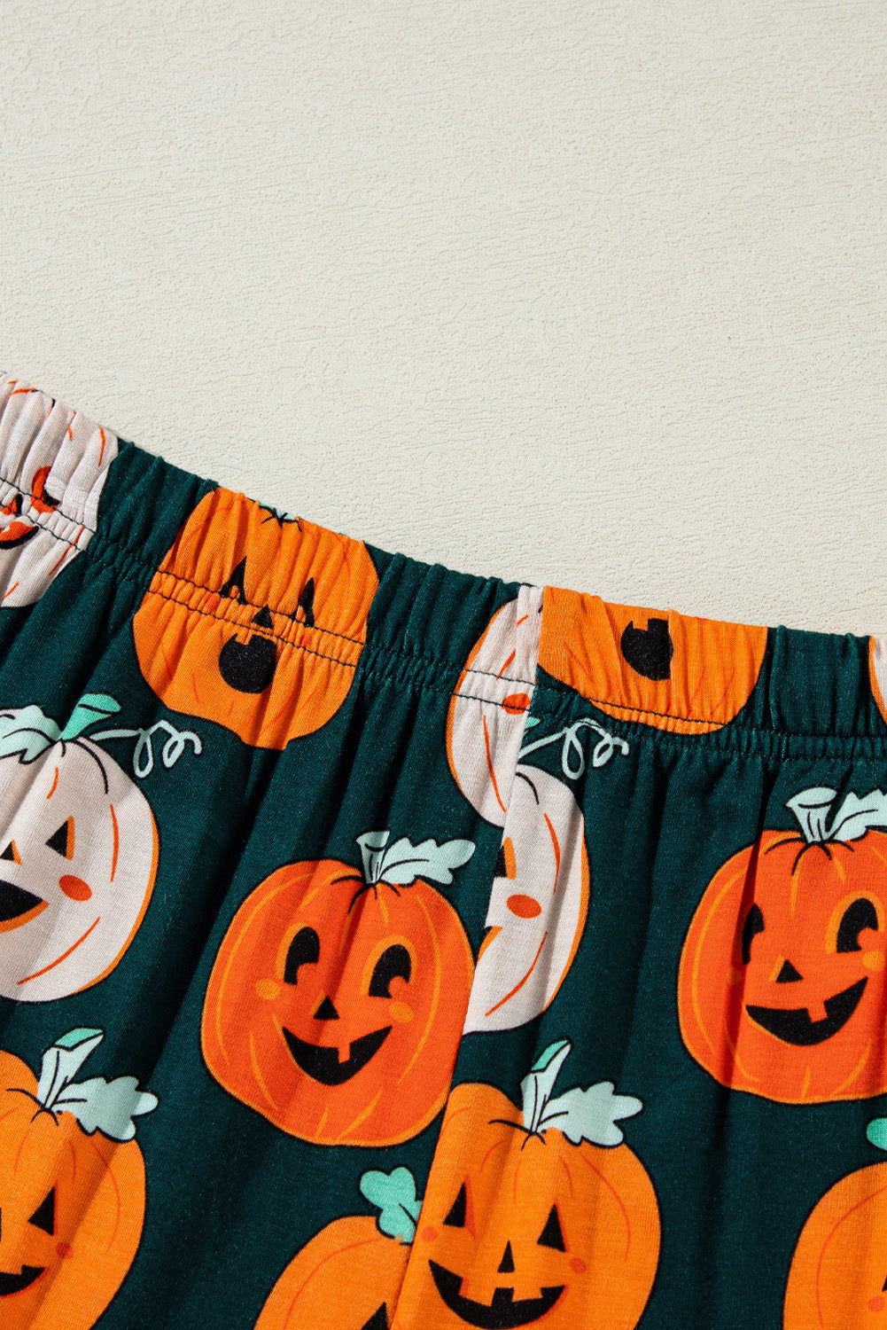 Halloween Pattern Short Sleeve Shirt Pyjama Set eAura