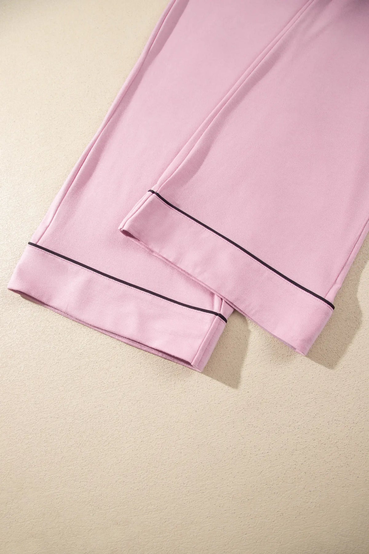 Long Sleeve Colourblock Patchwork Two Piece Home Wear Lounge Set – Delicacy