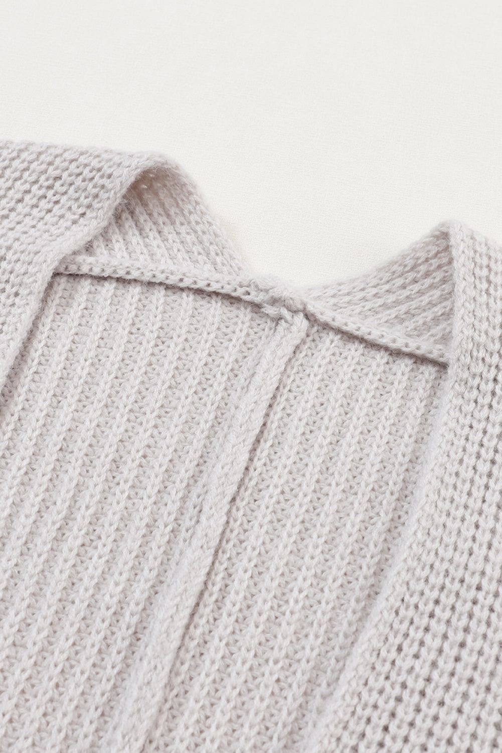 Pink Oversized Fold Over Sleeve Open Front Cardigan eAura