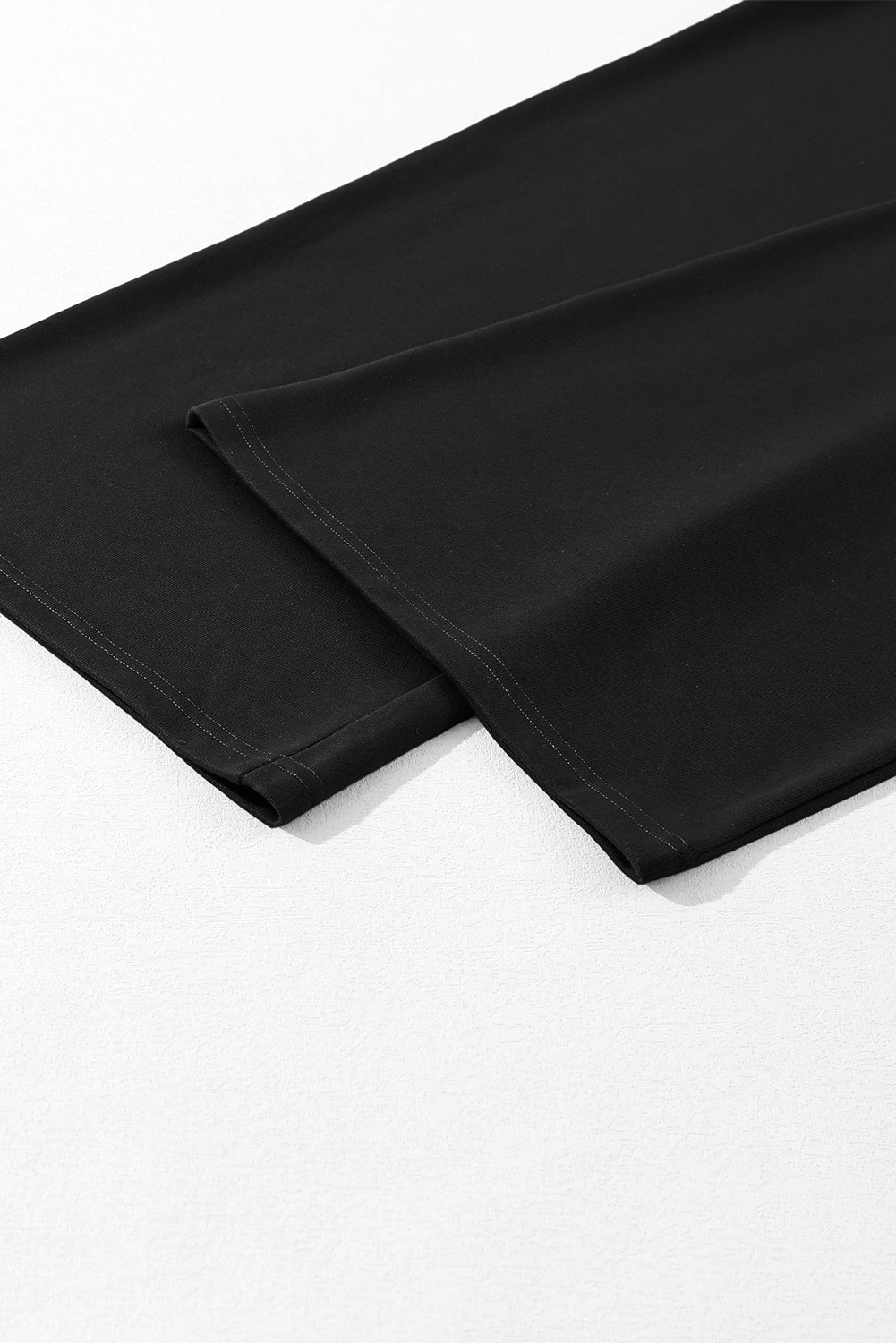 Tied Elastic High Waist Pleated Detail Sweatpants - eAura