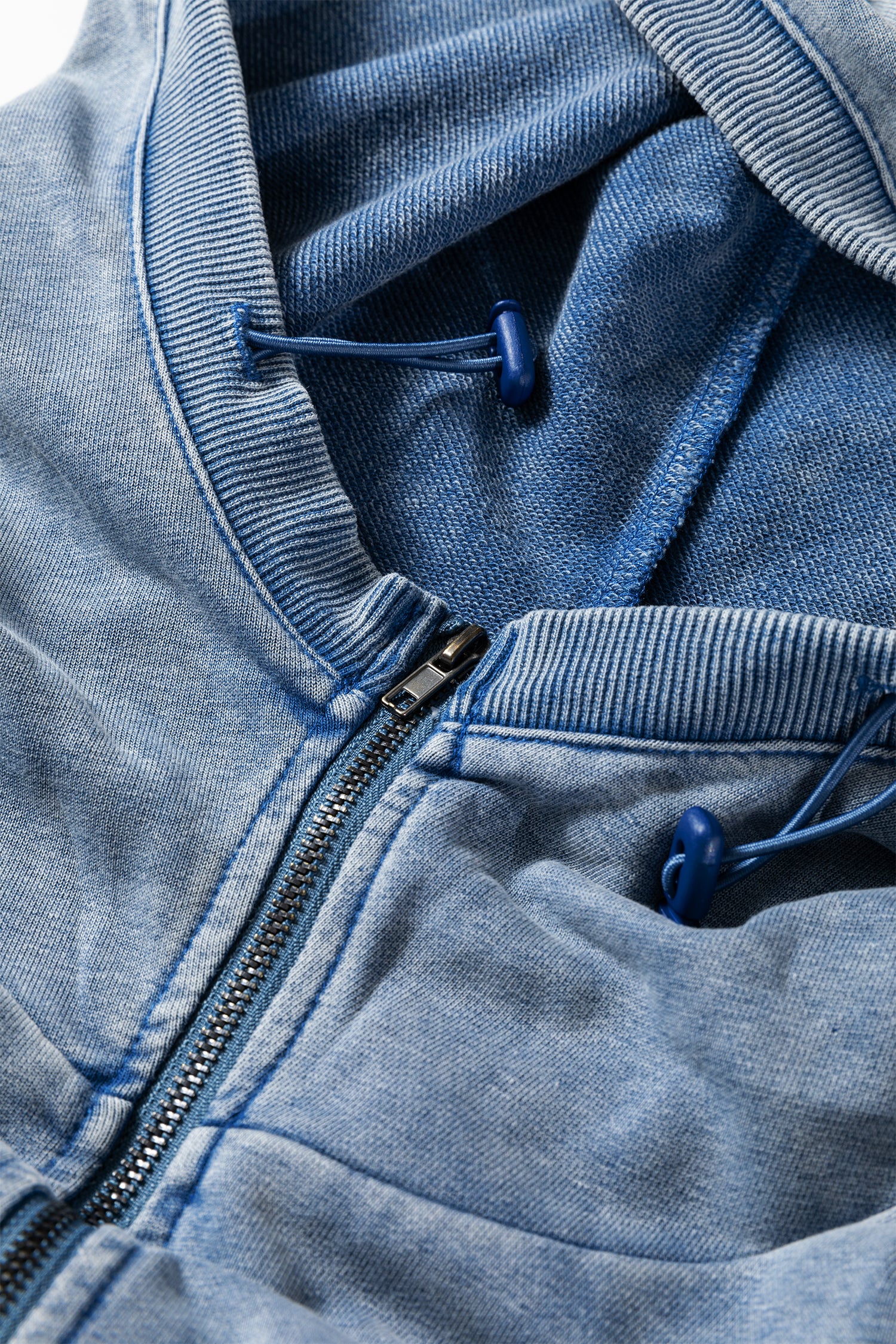Half Zip Kangaroo Pocket Mineral Wash Baggy Hoodie - Tops/Sweatshirts & Hoodies
