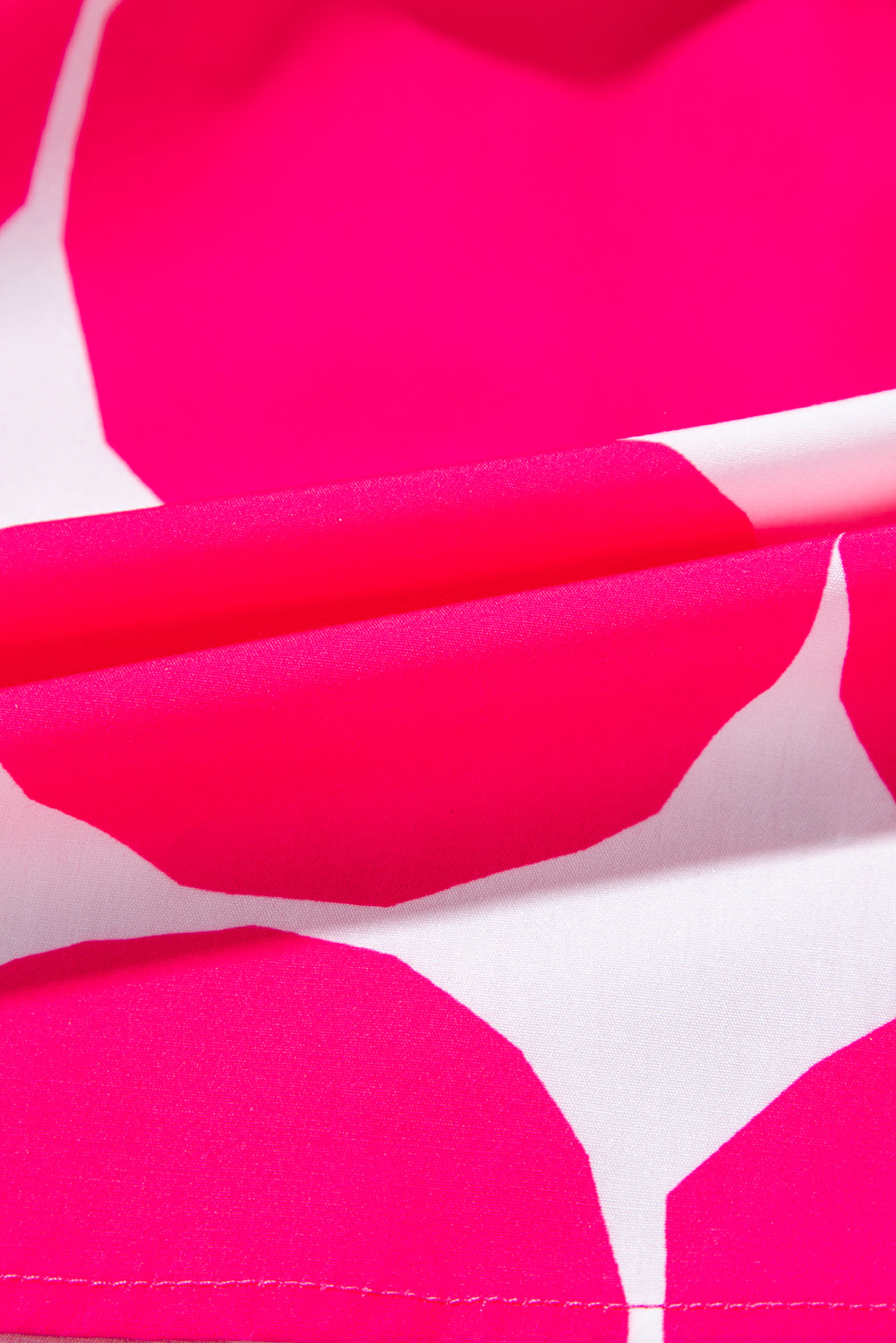 Rose Polka Dot Flutter Sleeve Notched Neck Tiered Flowy Dress - eAura