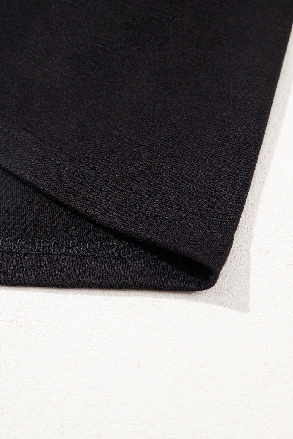 Black Hollow Out Embroidered Short Sleeve Top eAura