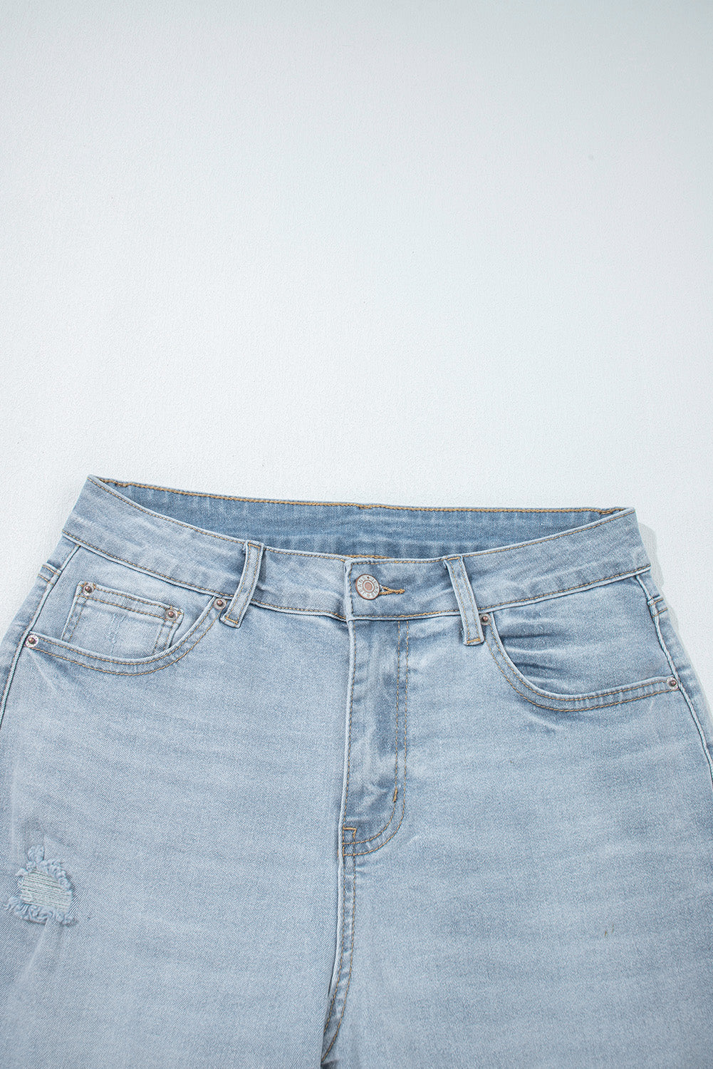 Mid Rise Ankle-Length Distressed Skinny Jeans - eAura