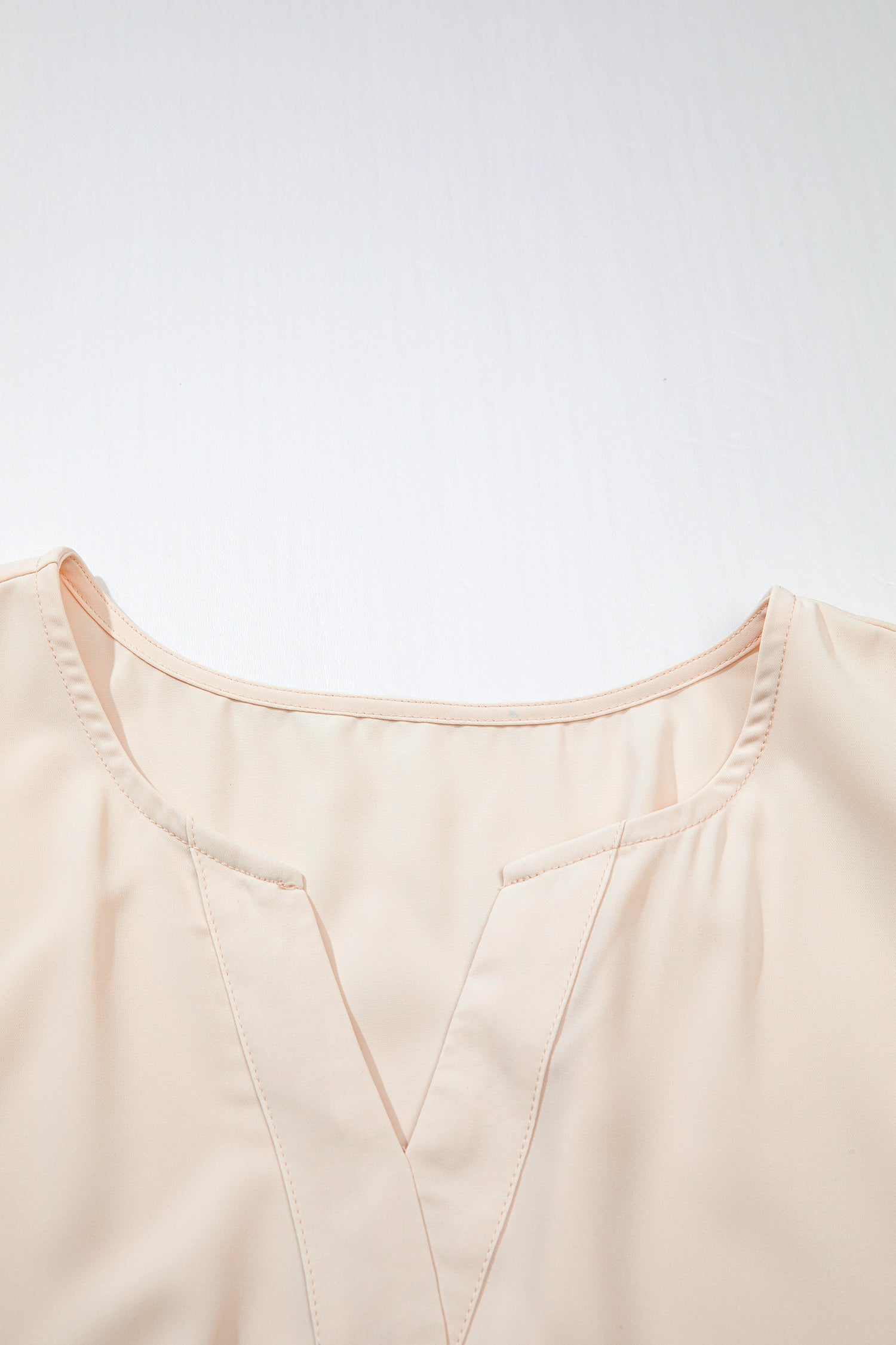 Apricot Plus Size V Neck Lacy Embroidery Patchwork Maxi Dress