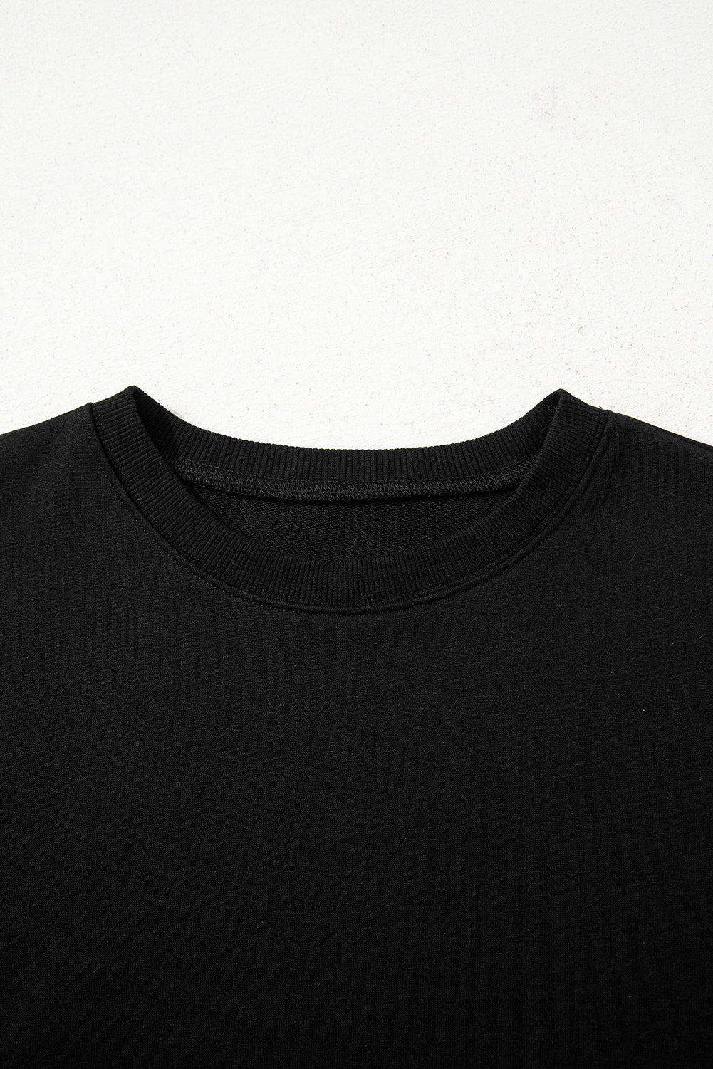 Varsity Striped Sleeve Drop Shoulder Sweatshirt and Shorts Co-ord Set eAura