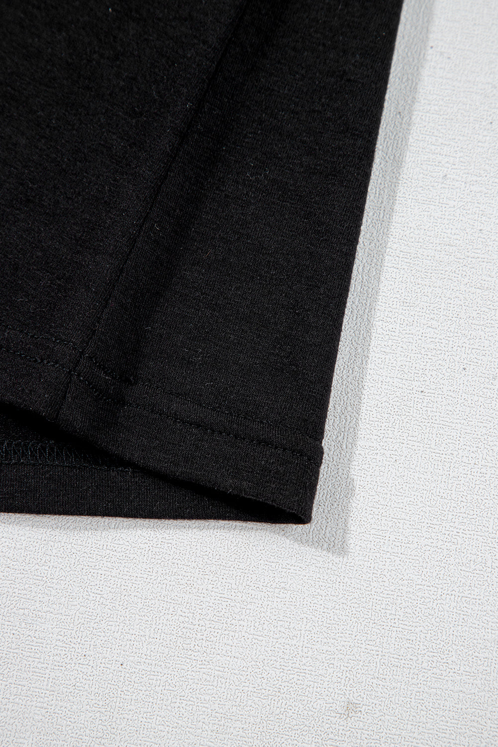Black Sheer Floral Mesh Round Neck T-Shirt eAura
