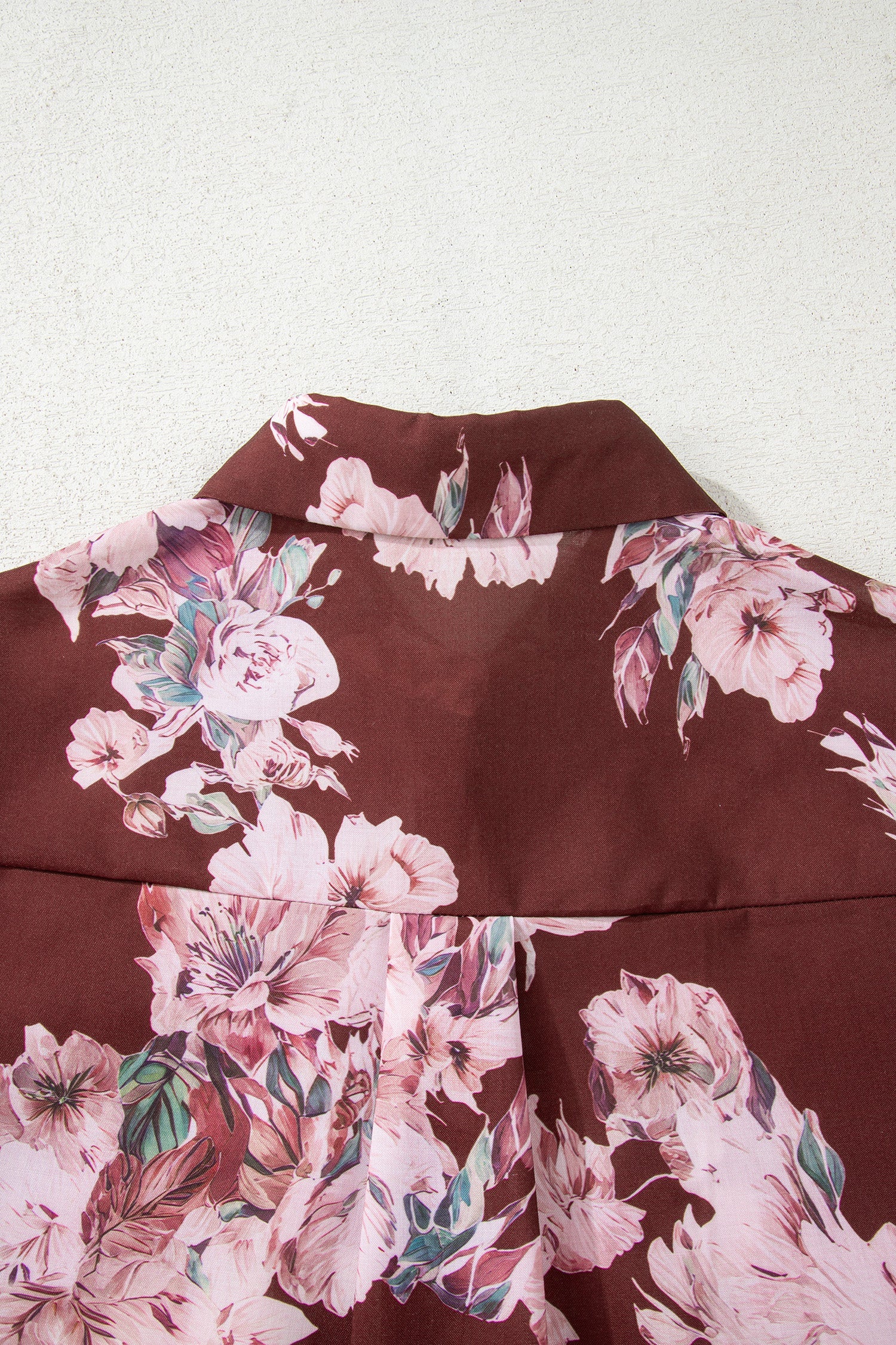 Floral Puff Sleeve Lightweight Shirt - eAura