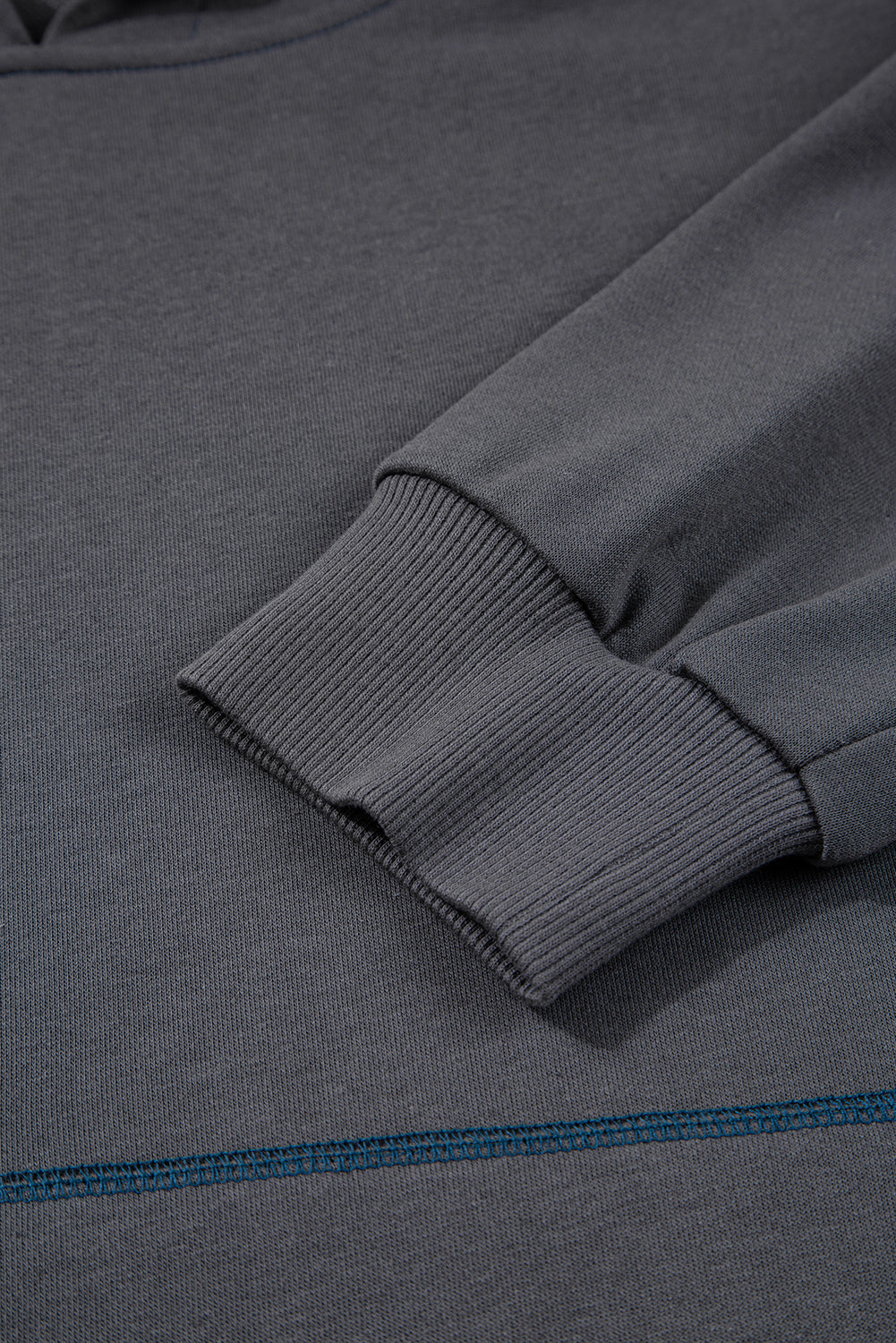 Star Patchwork Contrast Stitching Mineral Wash Kangaroo Pocket Vintage Hoodie - Tops/Sweatshirts & Hoodies