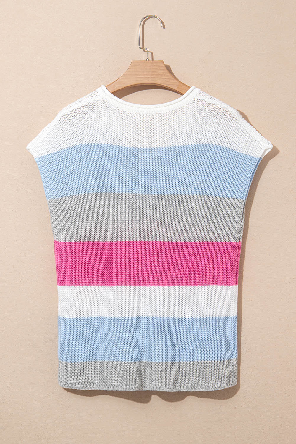 Light Blue V Neck Sweater Top eAura