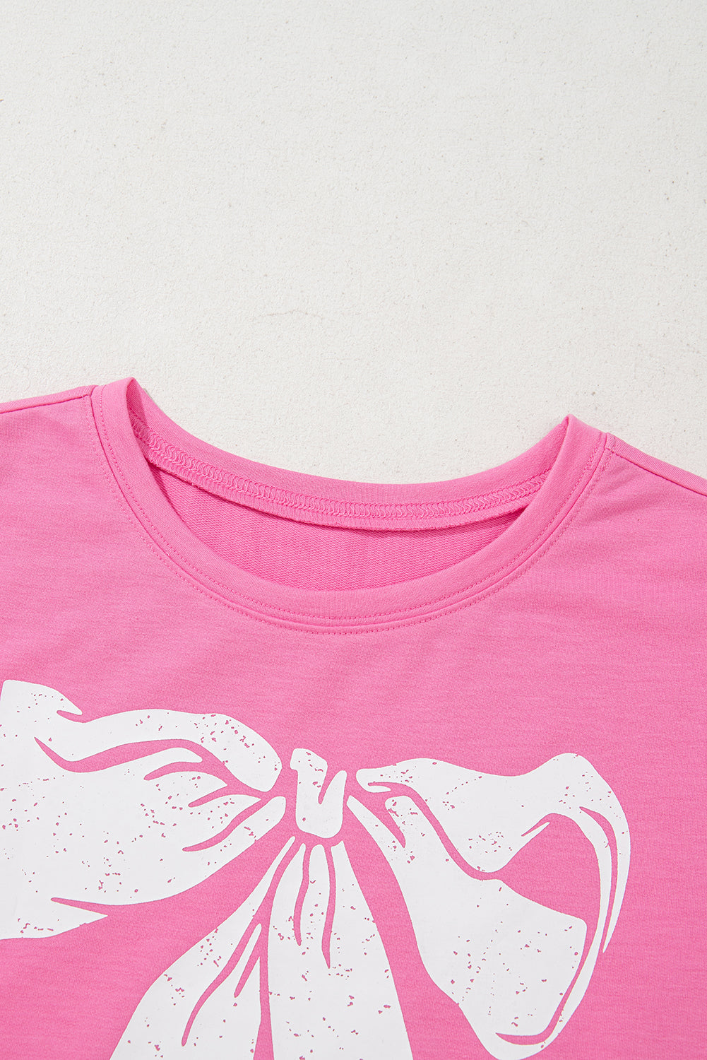 Sachet Pink Bow Print Boxy Fit Tank Top eAura