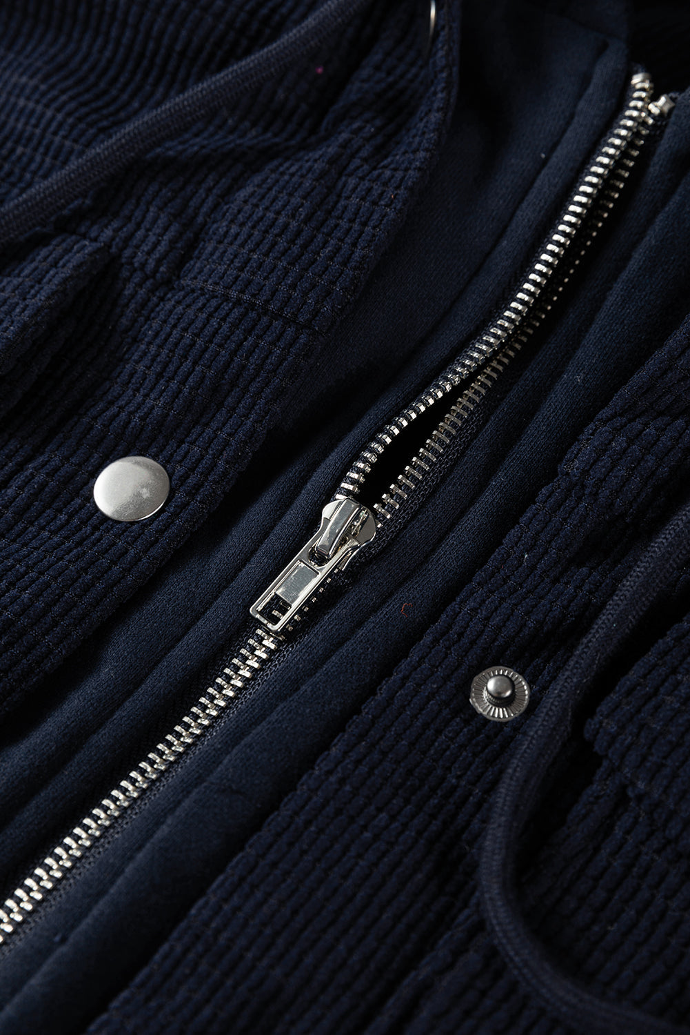 Textured Hooded Jacket - eAura