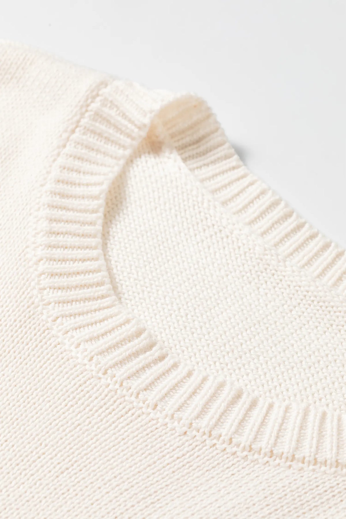 Go Team Football Drop Shoulder Knit Top Sweater – Beige