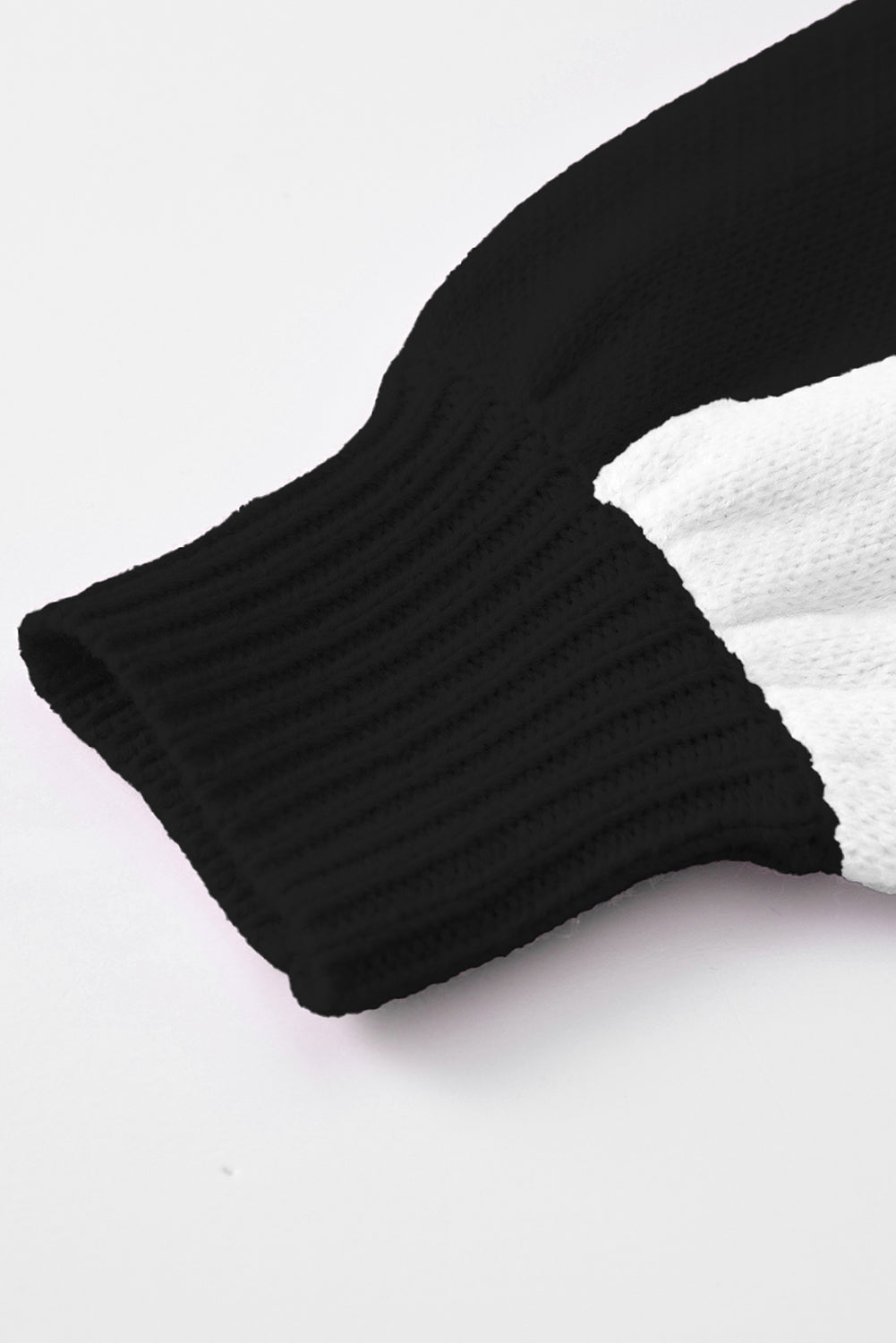 Checkered Bishop Sleeve Sweater – Rose, Pink, Green, Brown, Red & Black