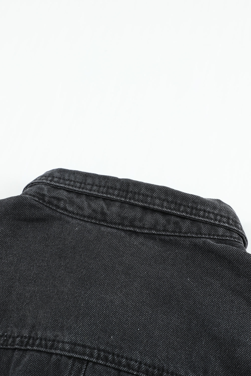 Black Ripped Denim Jacket Beagle Boutique Fashion Outlet