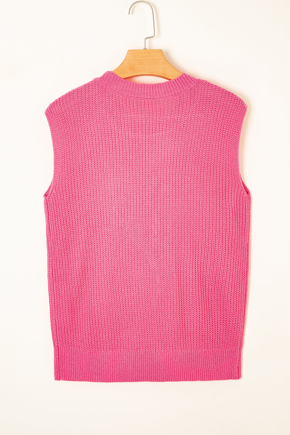 Western Cowboy Embroidery Round Neck Sleeveless Sweater eAura