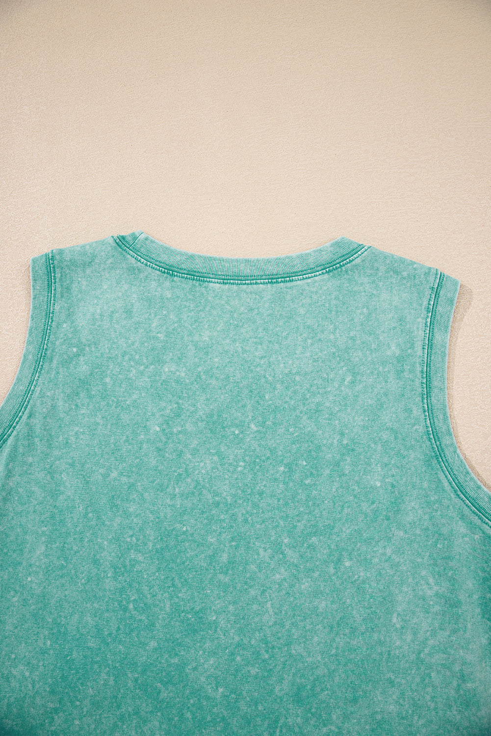 Mineral Wash Sleeveless Mini Dress with Pockets eAura
