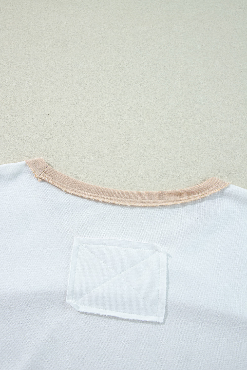 Multicolour Colourblock Patchwork Side Split Tunic T Shirt eAura