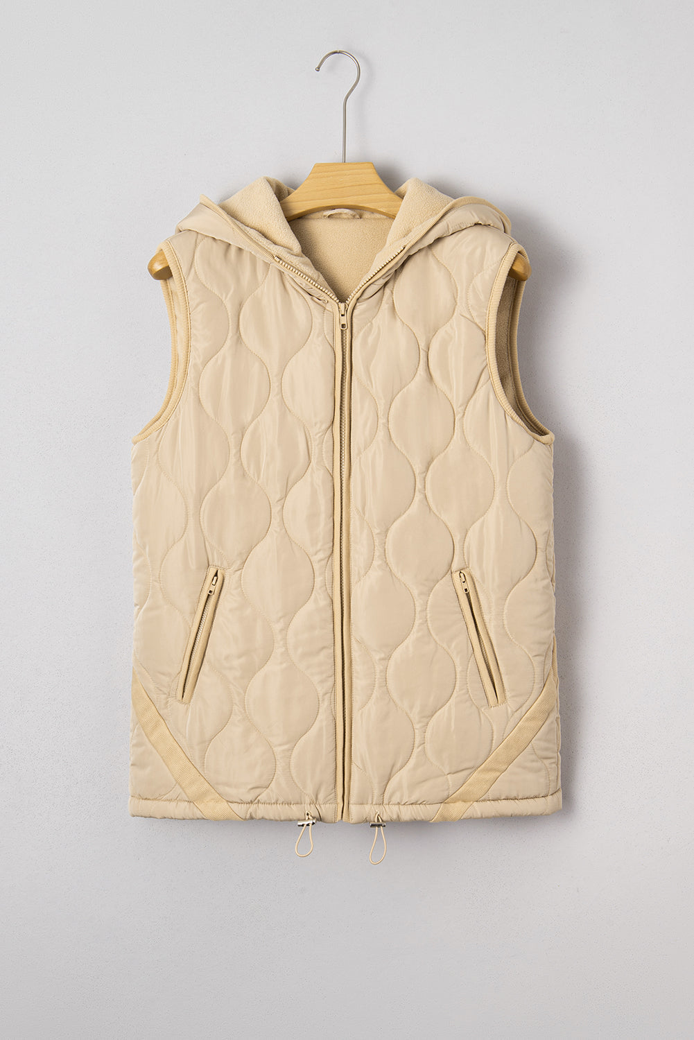 Quilted Padded Casual Winter Jacket Vest with Fleece Lining - eAura
