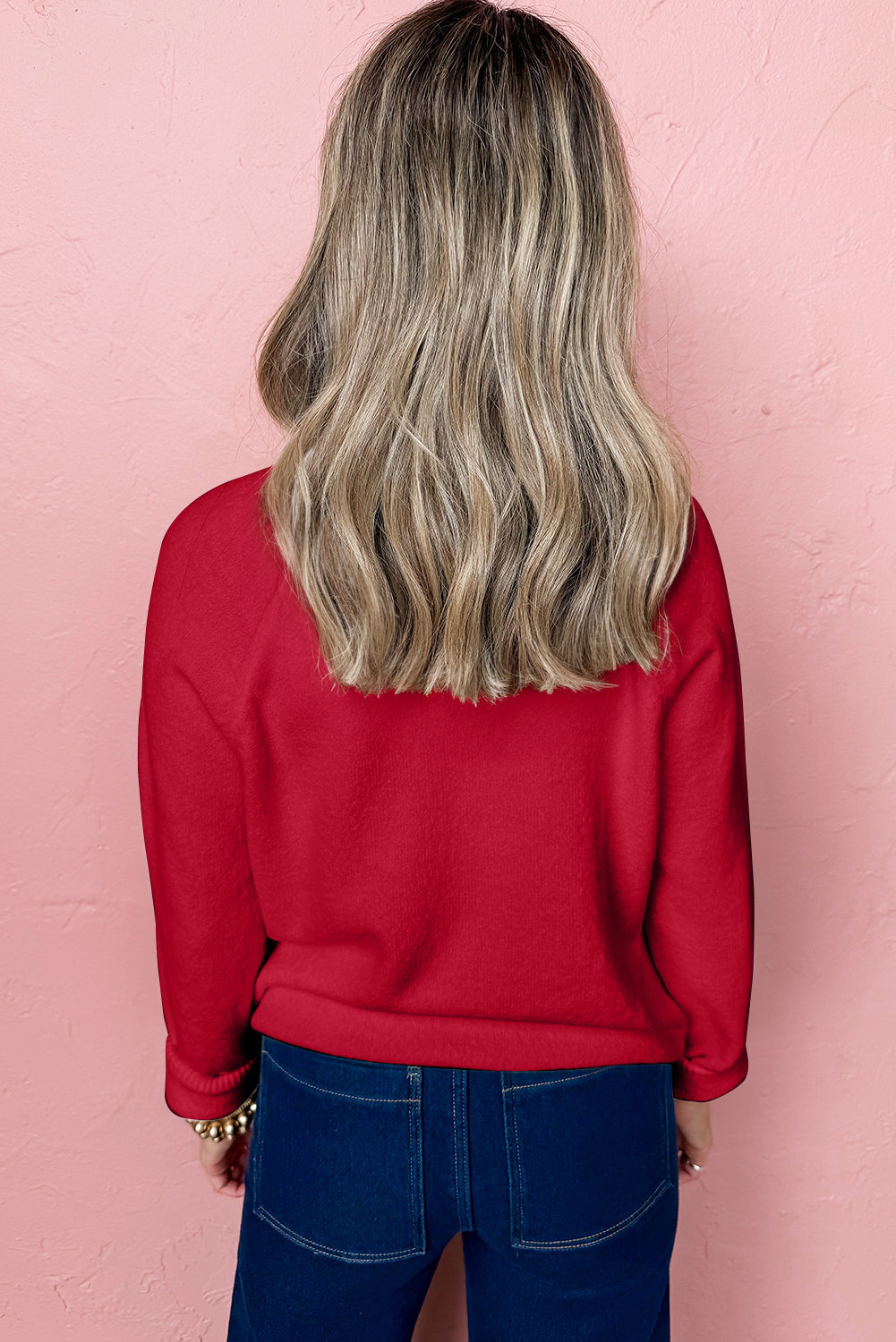 MERRY Christmas Raglan Sleeve Sweater eAura