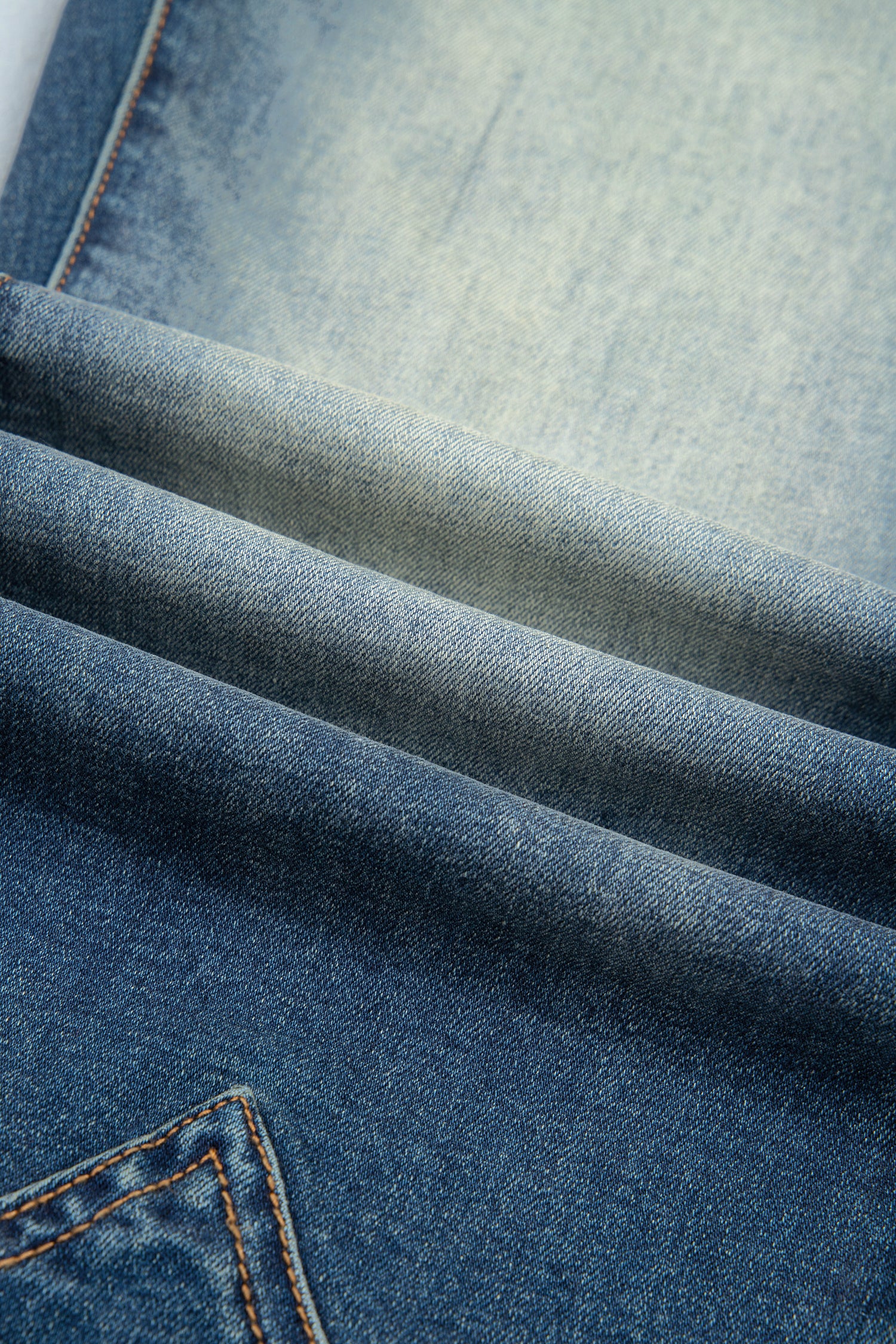Pocket Detail Flare Leg Jeans – Sail Blue