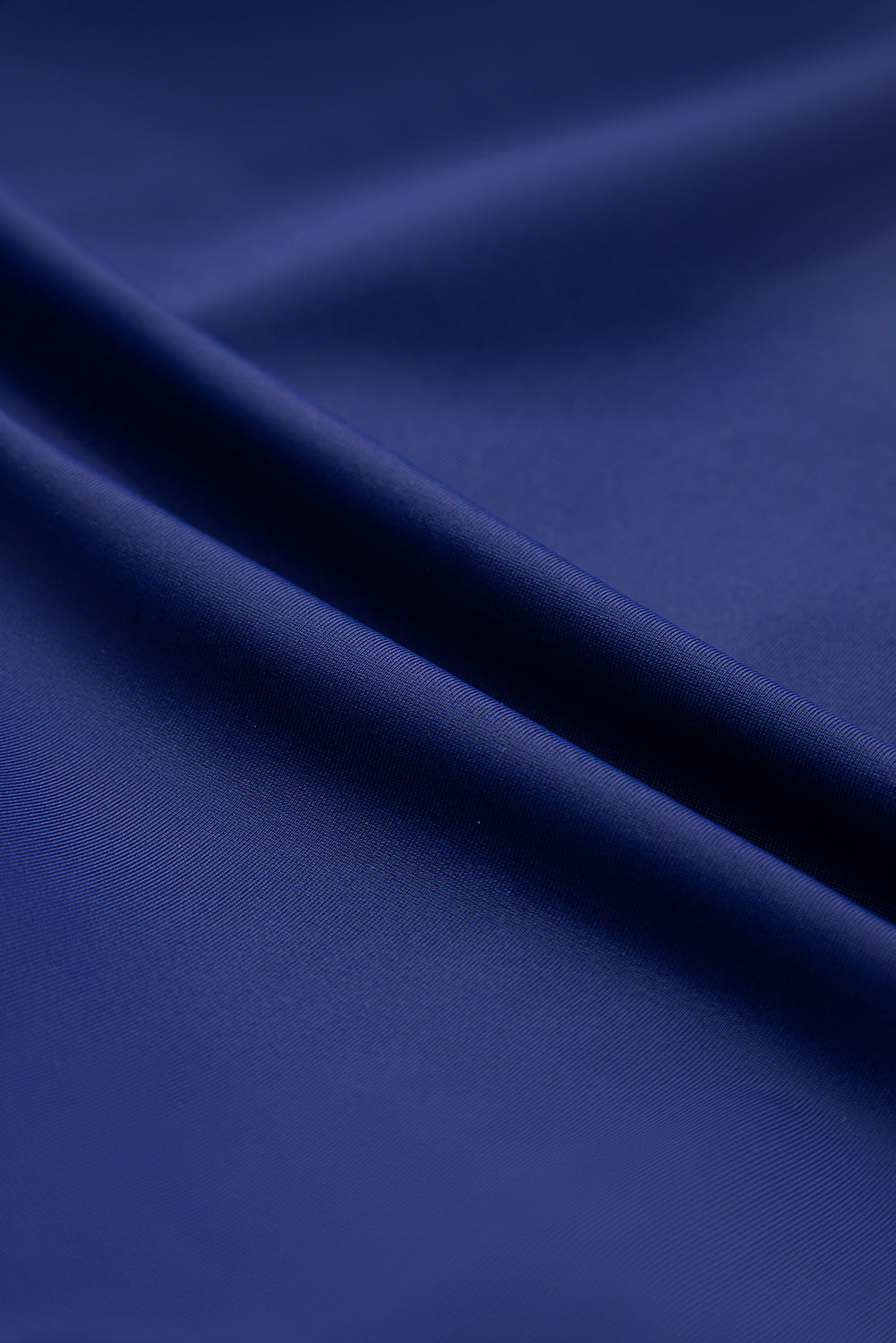 Beau Blue Ric Rac Trim Contrasted Patchwork Cutout One Piece Swimsuit - eAura