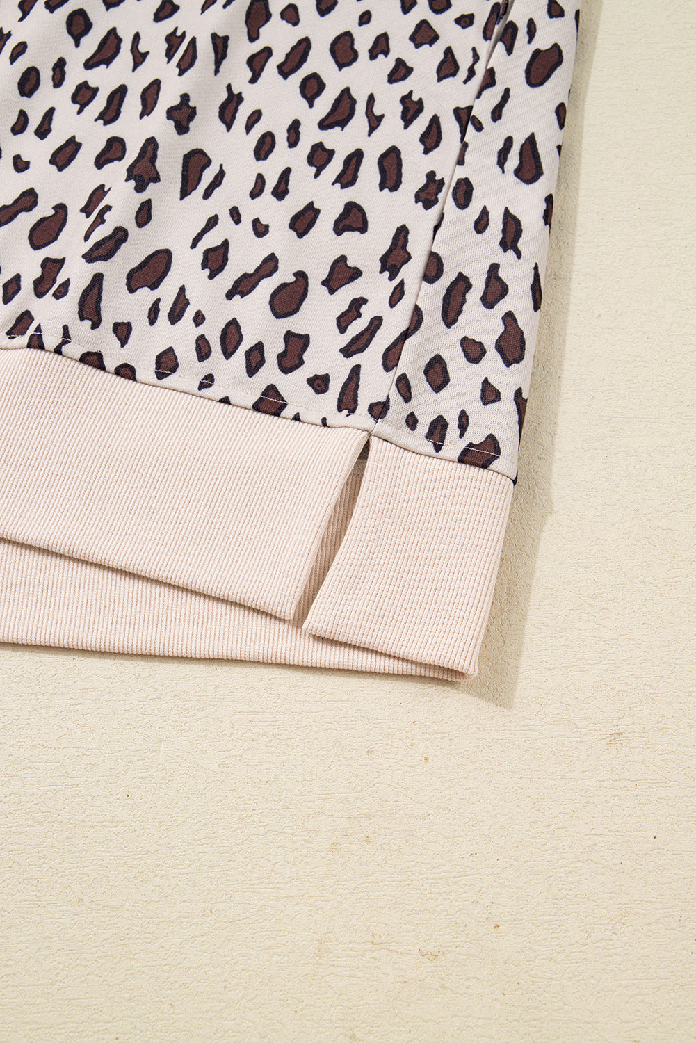 Leopard Print Zip up Collar Patchwork Shift Mini Dress - eAura