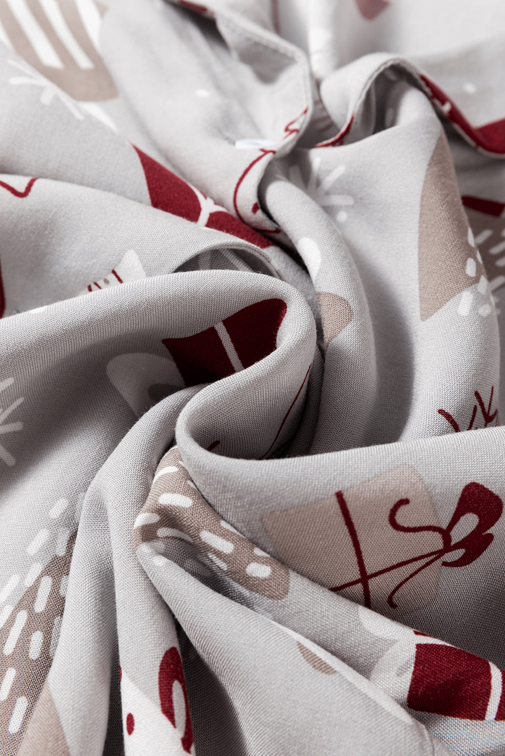 Christmas Print Shirt Pyjama Set eAura