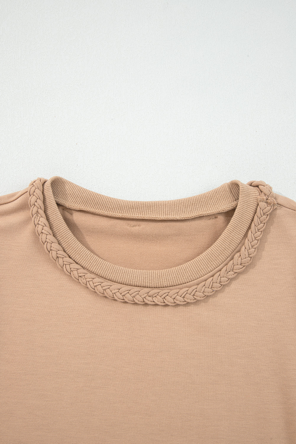 Braided Trim Puff Sleeve Dress - eAura