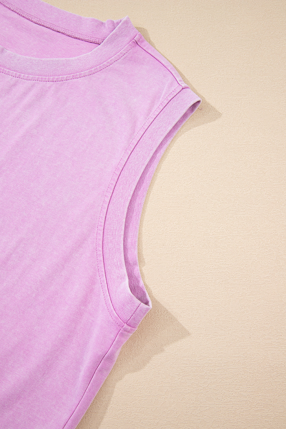 Skort Co-ord Set Mineral Wash Cotton Tank Top Lined Split Skirt - eAura