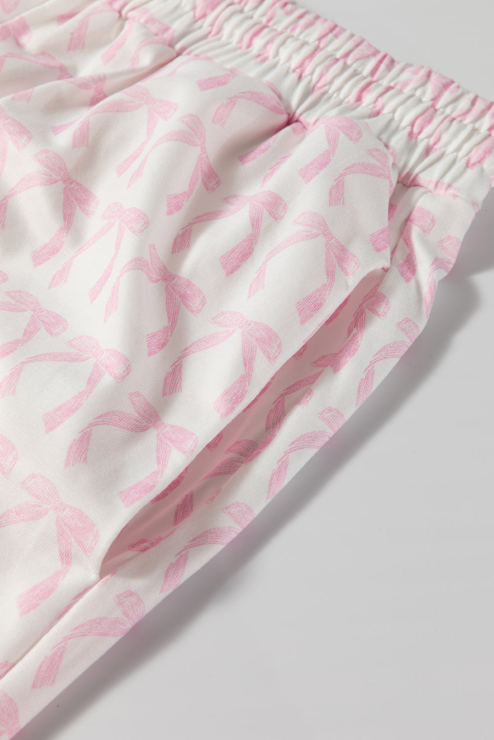 Pink Striped 3/4 Sleeve Drop Shoulder Top eAura