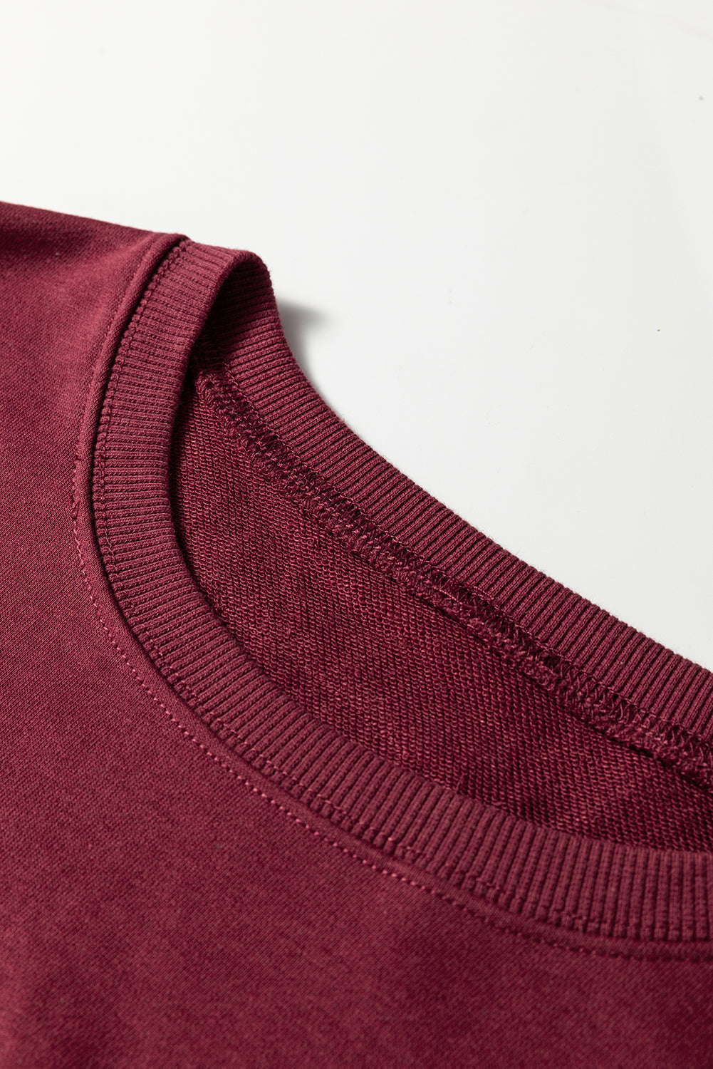 Colourblock Patchwork Sleeve Raw Seam Sweatshirt - eAura