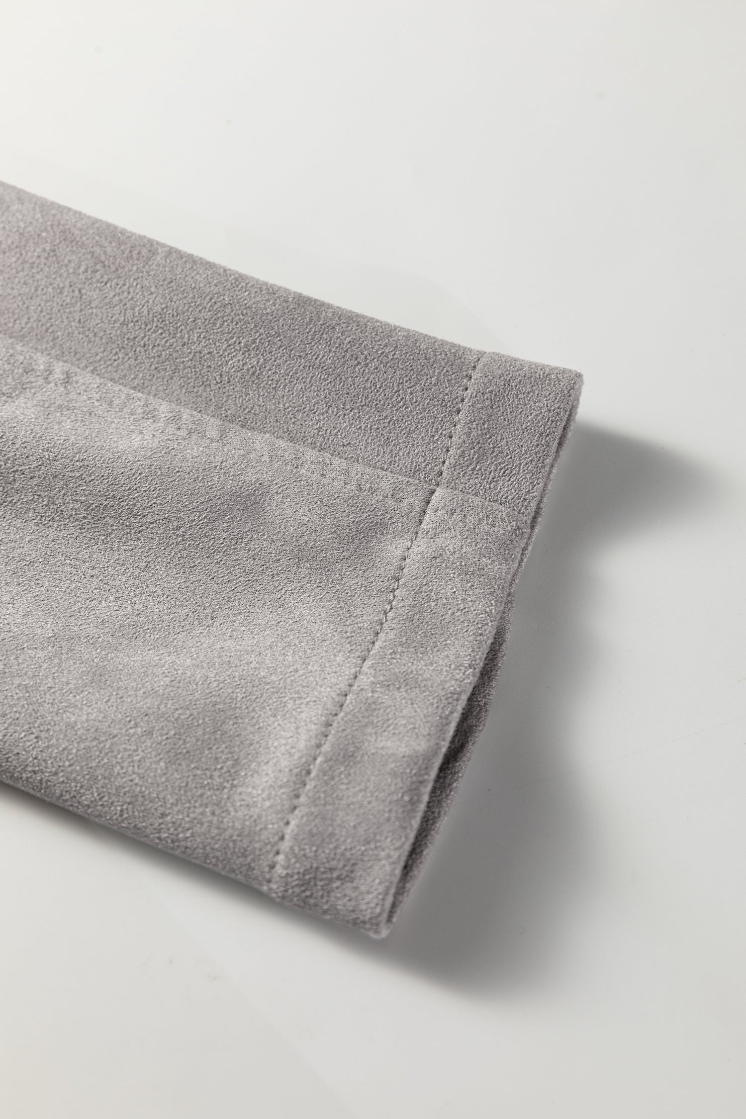 Cropped Fringe Faux Suede Jacket - Outerwear/Jackets