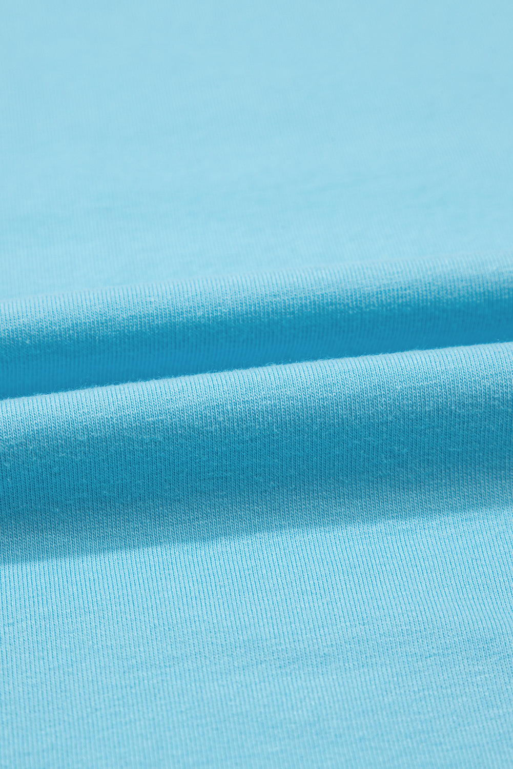 Light Blue MAMA Letter Graphic Neon T Shirt - eAura