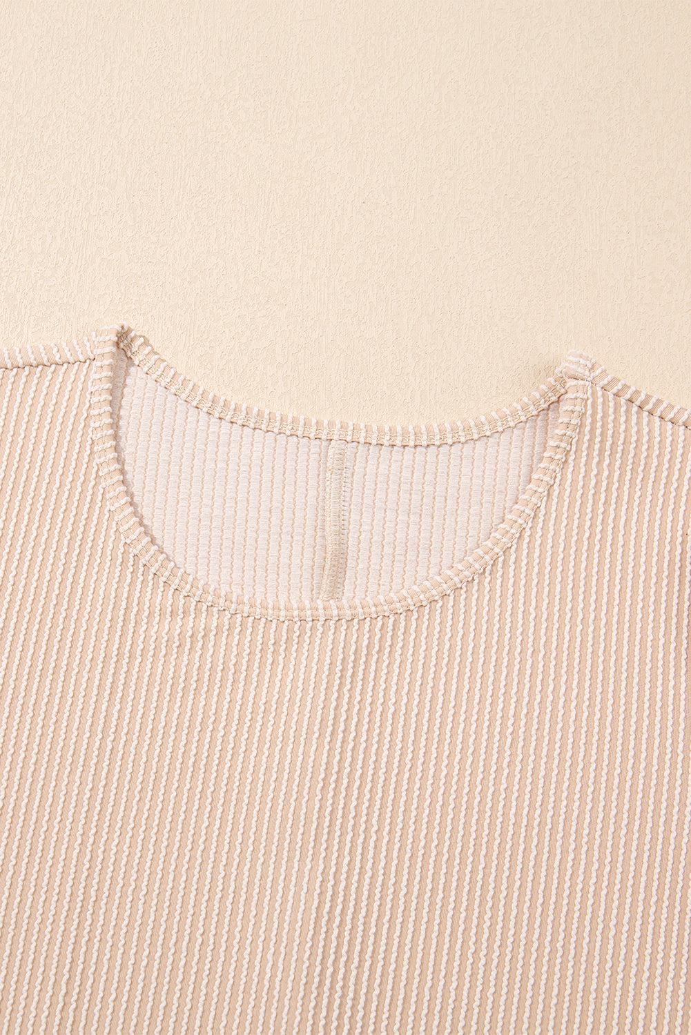 Ribbed Knit Crew Neck Puff Sleeve Shift Mini Dress eAura
