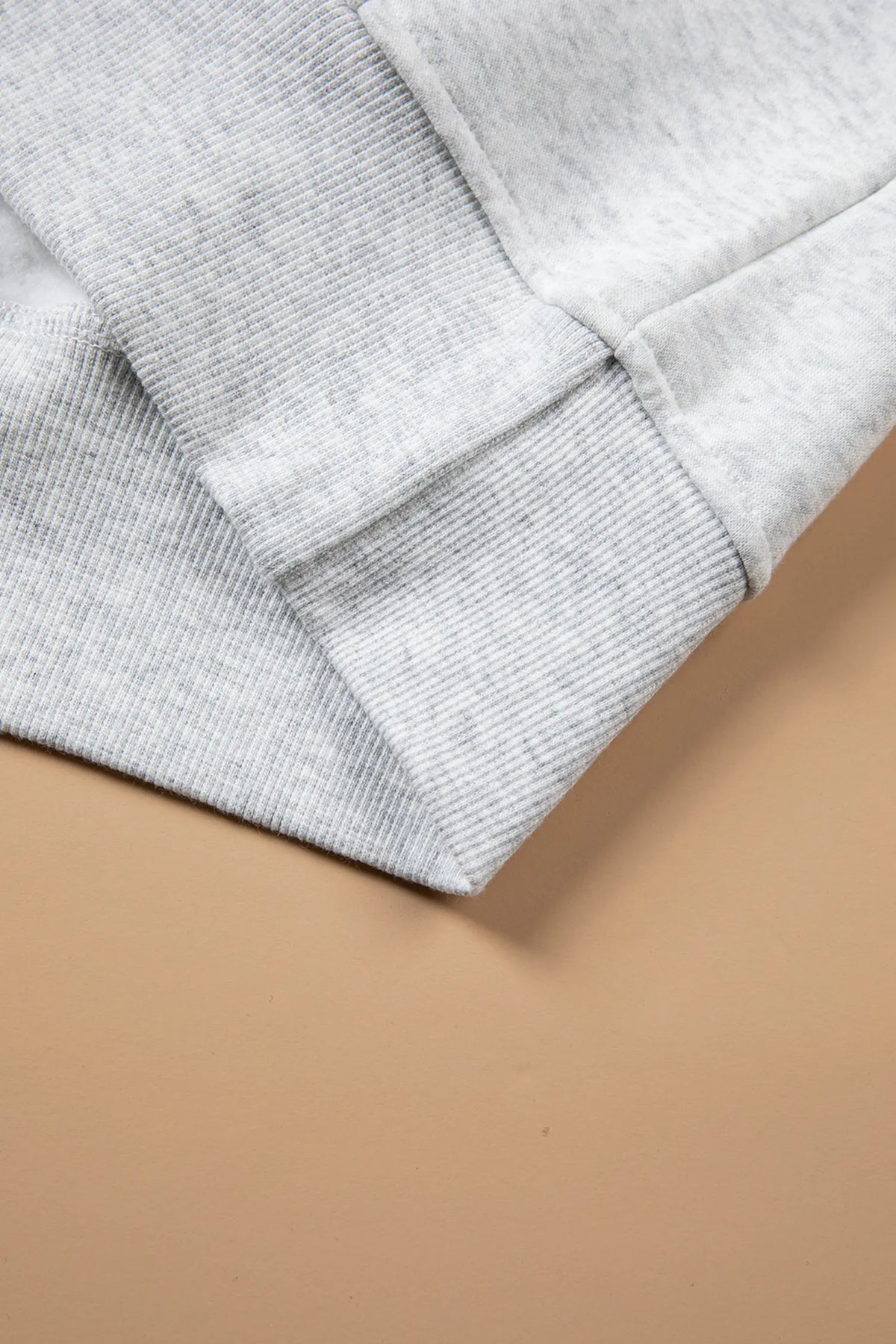 Contrast Patchwork Oversized Hoodie – Grey