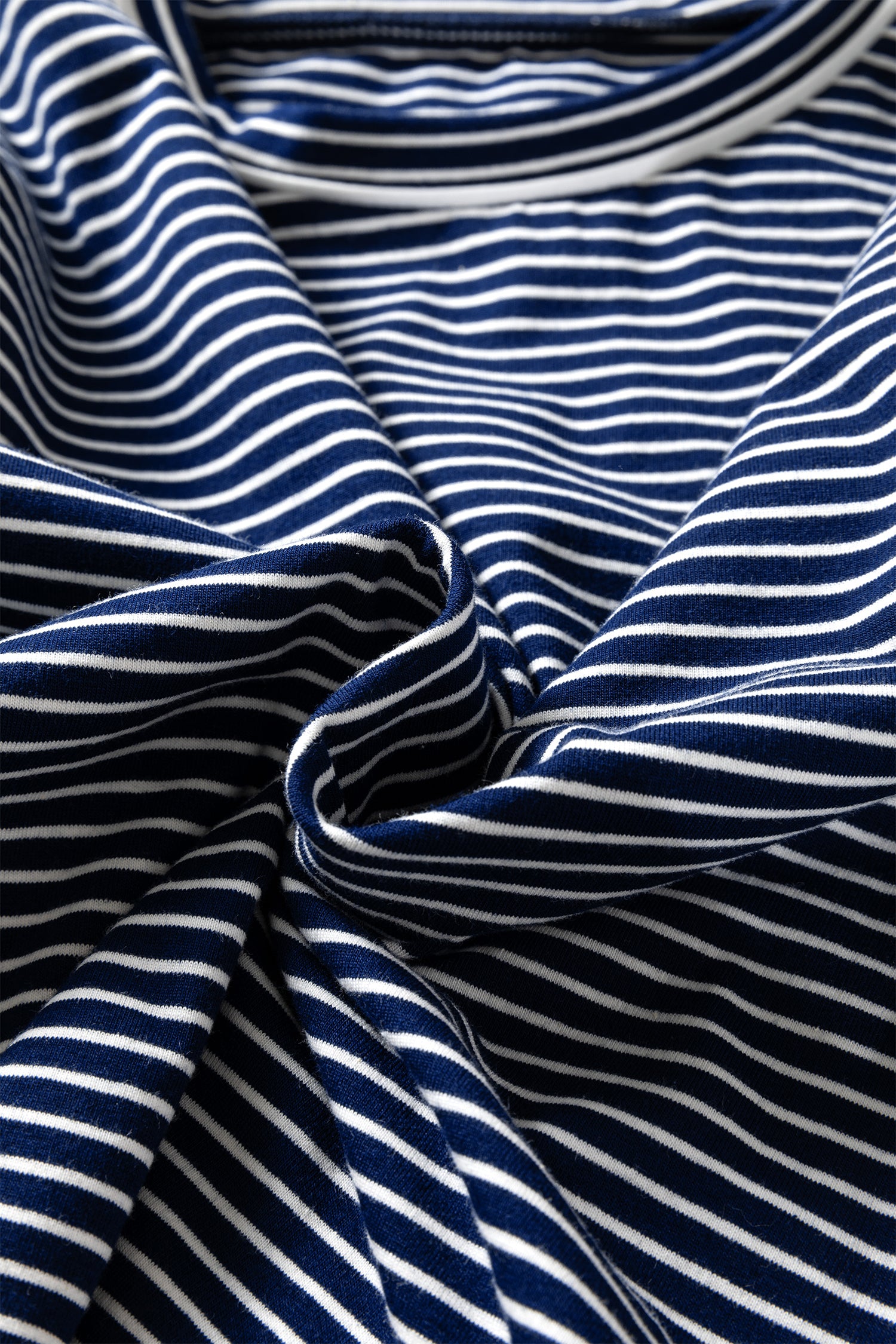 Stripe Drop Shoulder Long Sleeve Tee and Buttoned Shorts Pyjama Set - Loungewear & Sleepwear/Pyjama