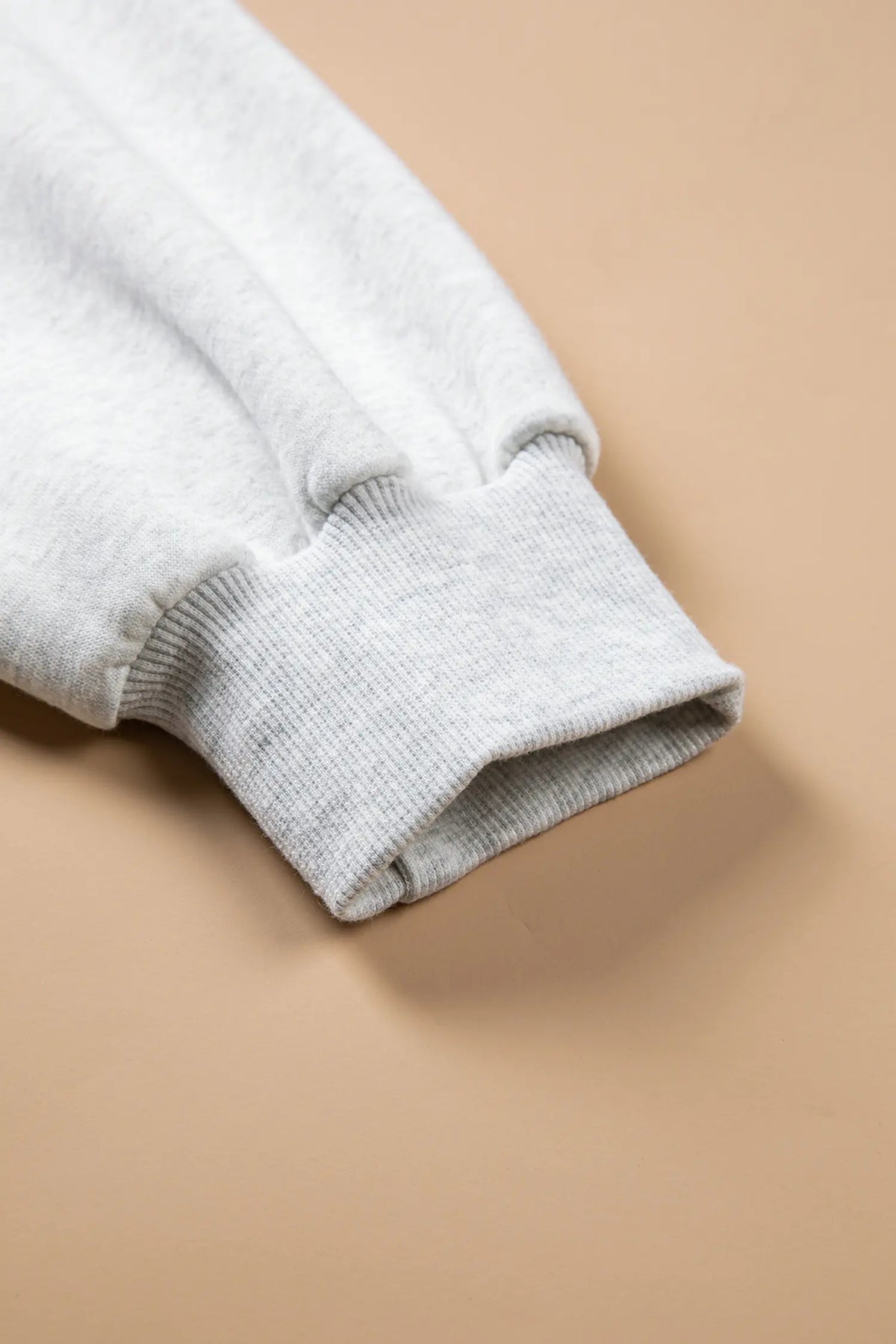 Contrast Patchwork Oversized Hoodie – Grey