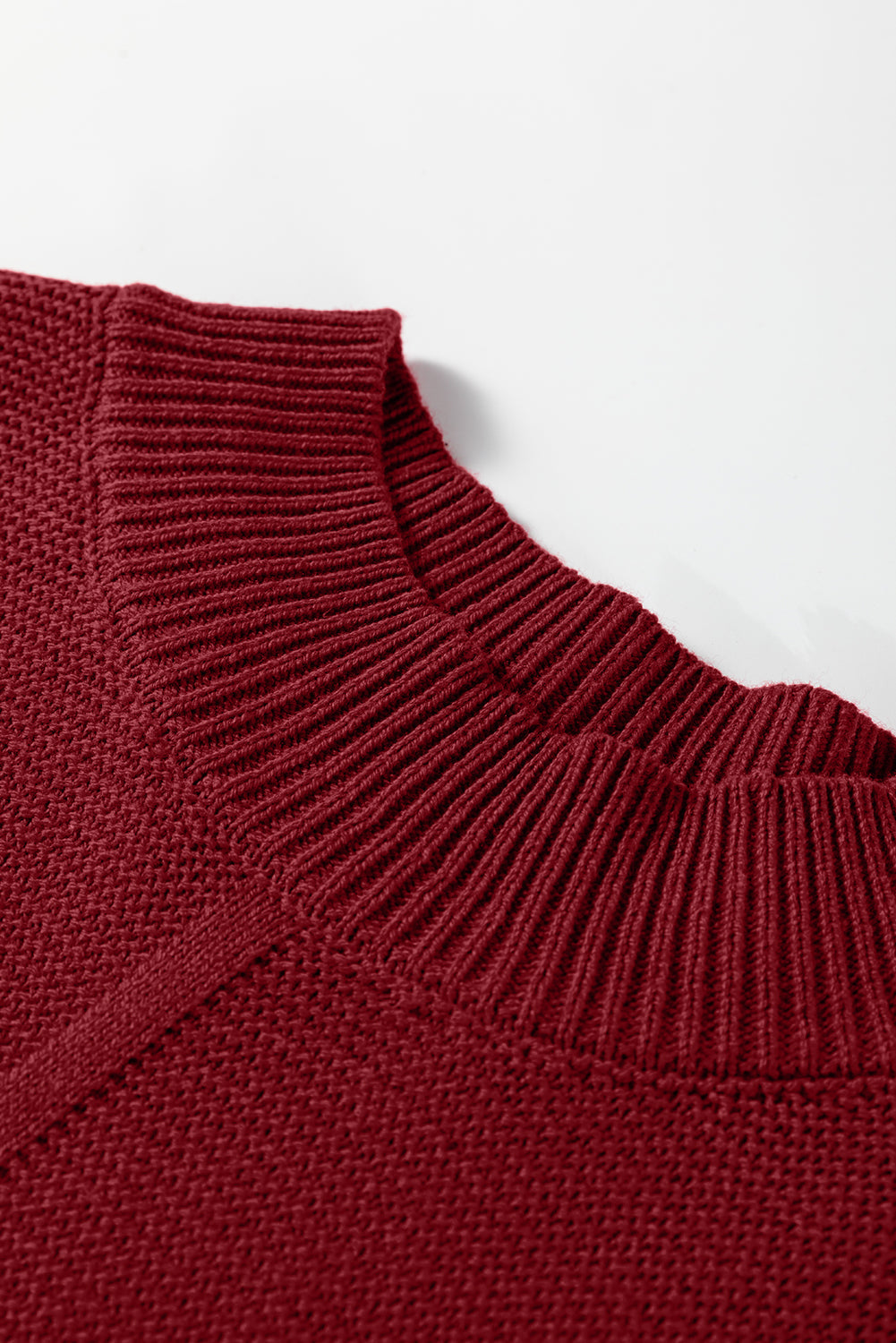 Front Seam Drop Shoulder Loose Sweater - eAura