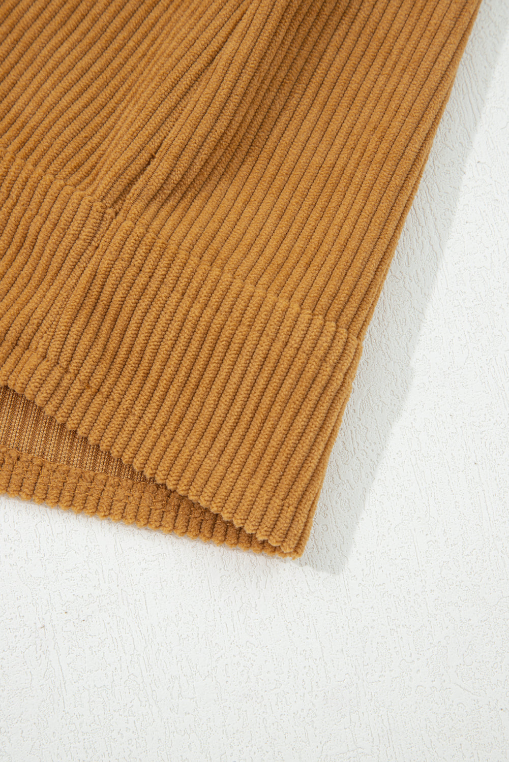 Soft Corduroy Sleeveless Mini Dress With Patched Pockets - eAura