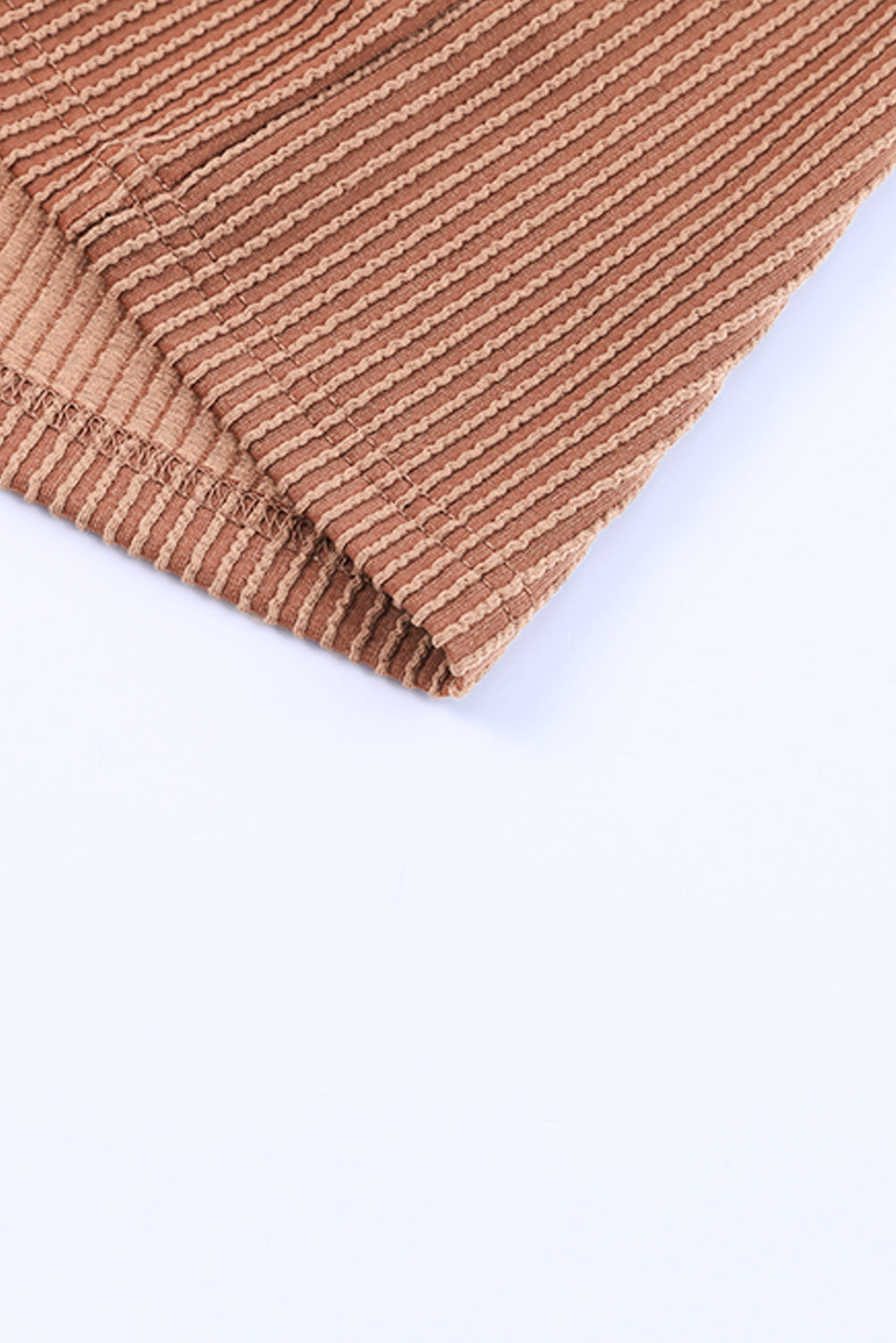 Blue Striped Ribbed Knit T-shirt Shift Dress eAura