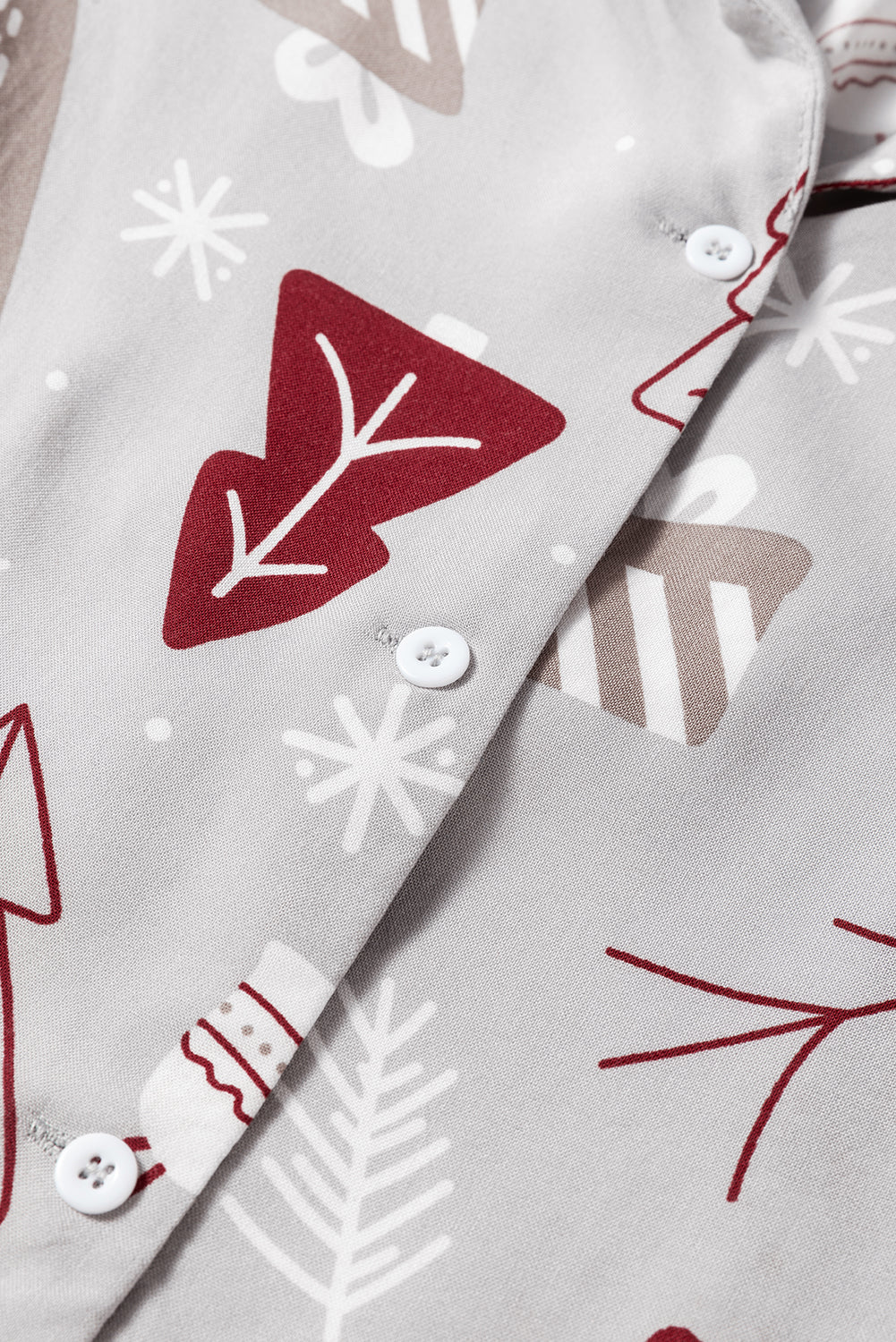 Christmas Print Shirt Pyjama Set eAura