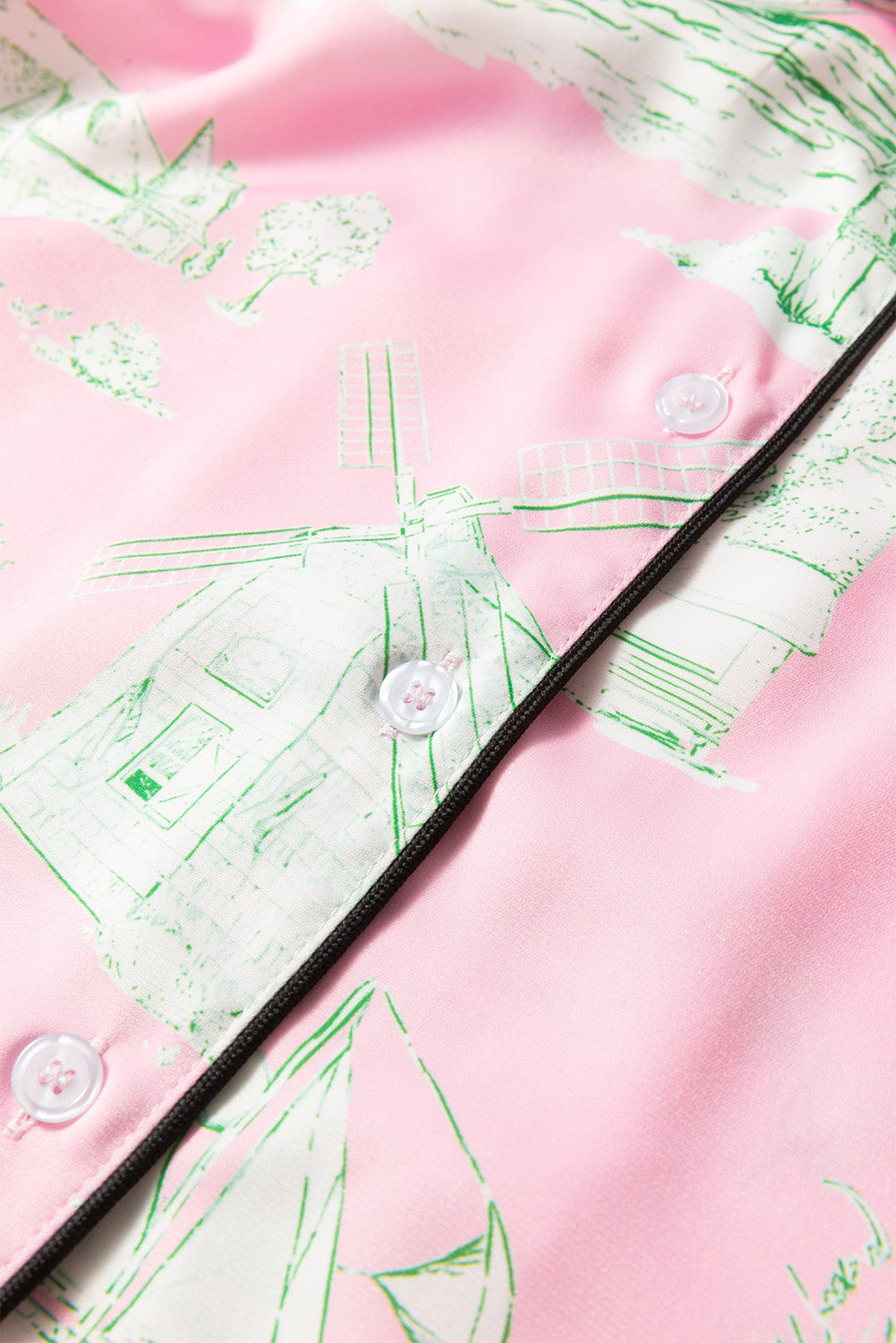 Pink Holiday Resort Short 2pcs Pyjama Set eAura