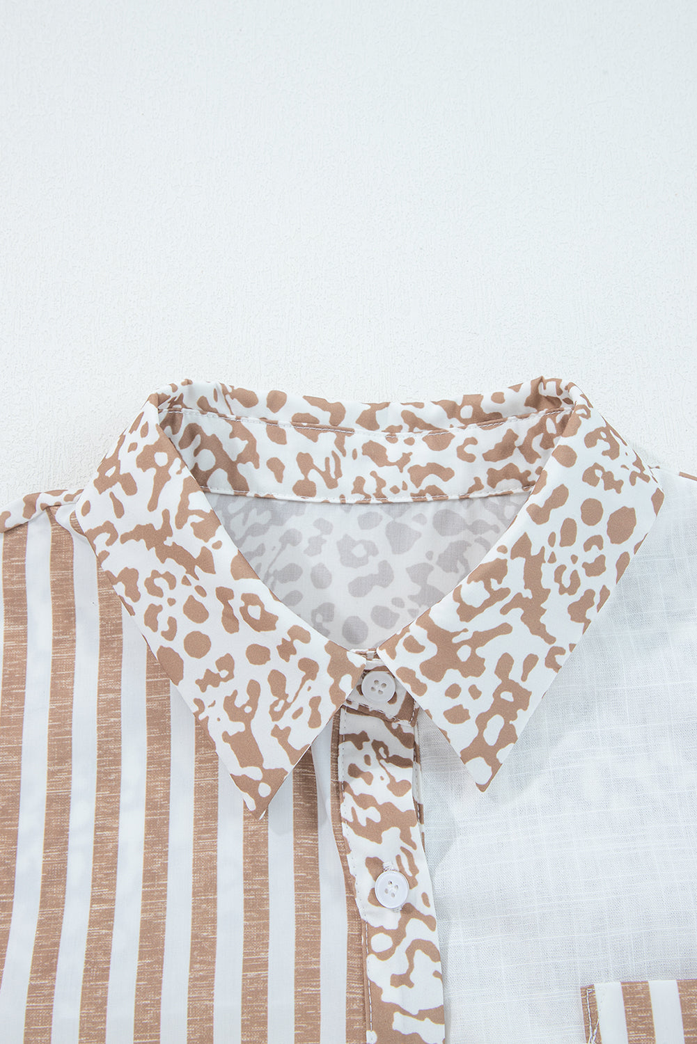 Leopard Striped Western Casual Shirt - eAura