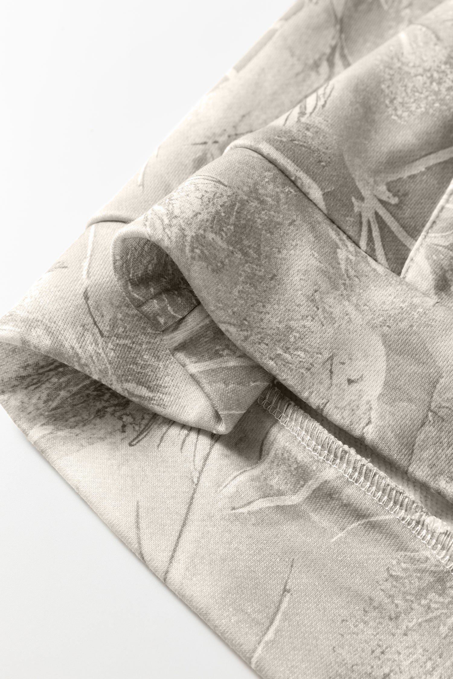 Camouflage Woodland Print Oversized Sporty Hoodie - eAura