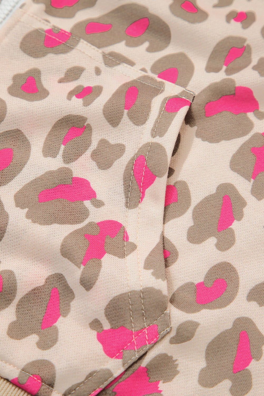 Leopard Print Zip-up Hooded Sweatshirt - eAura