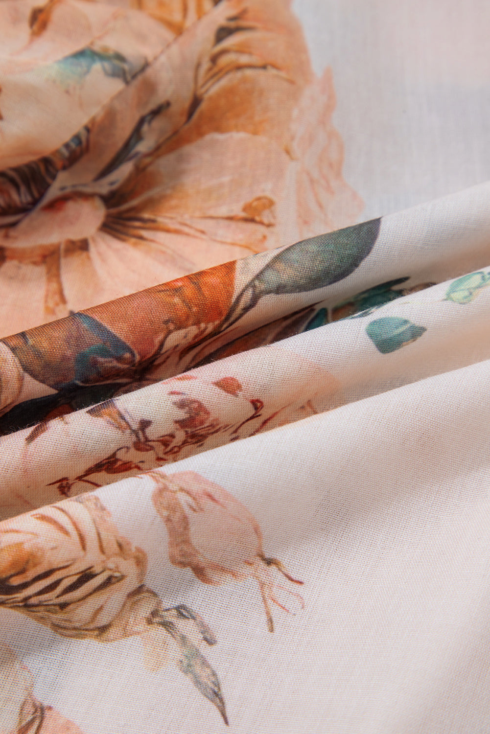 Floral Puff Sleeve Lightweight Shirt - eAura