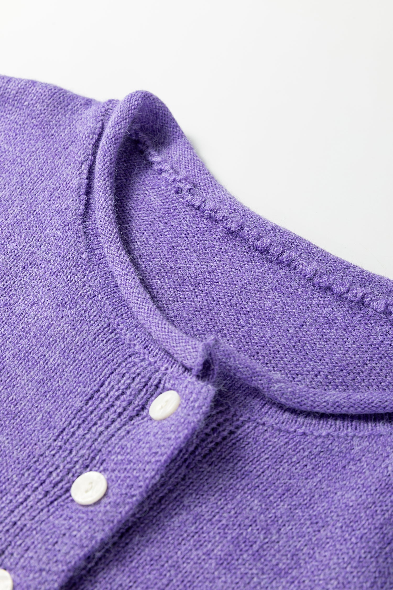 Knit Button Drop Shoulder Sweater Cardigan - eAura