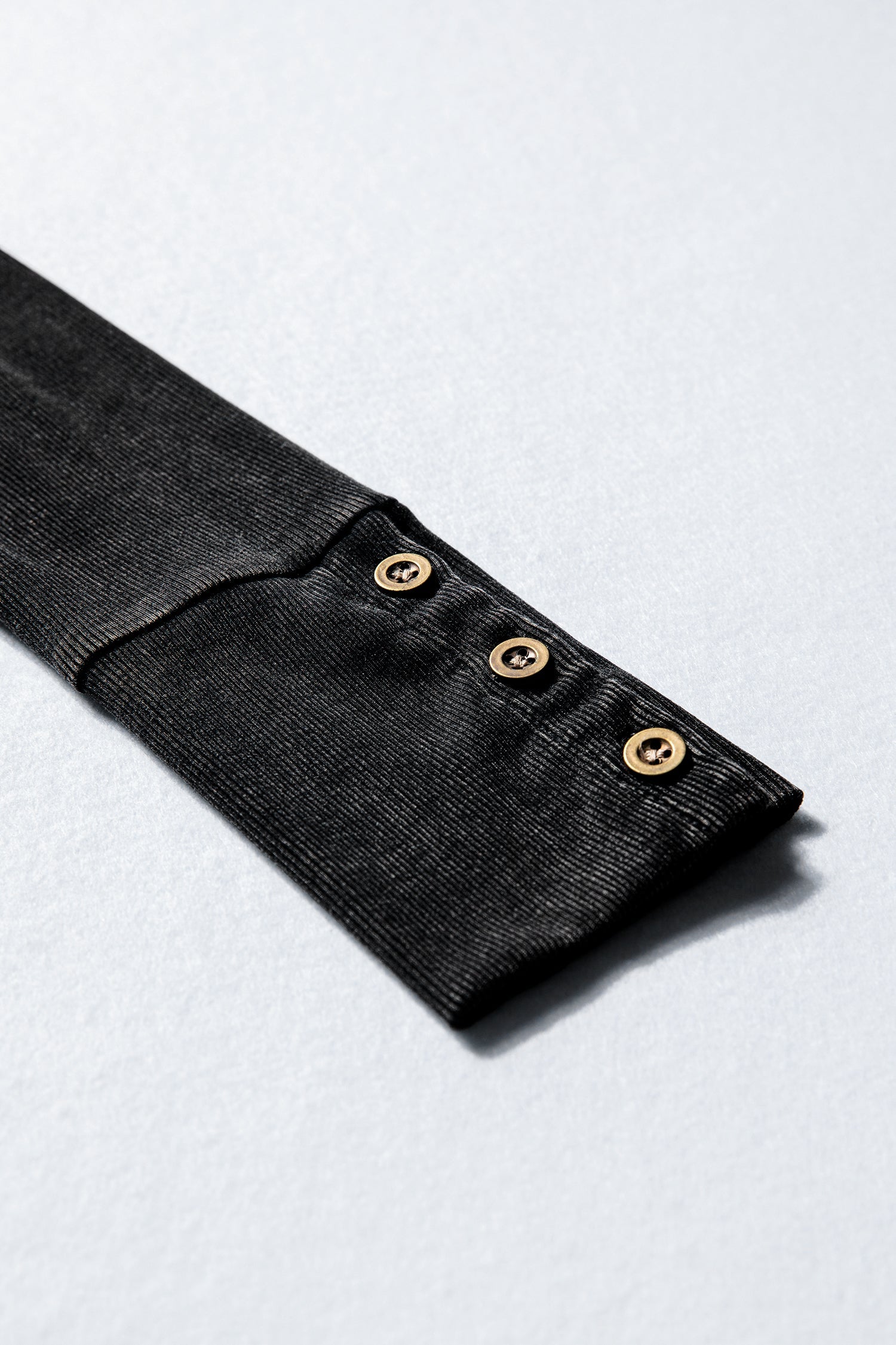 Exposed Seam Ribbed Long Sleeve Top - eAura